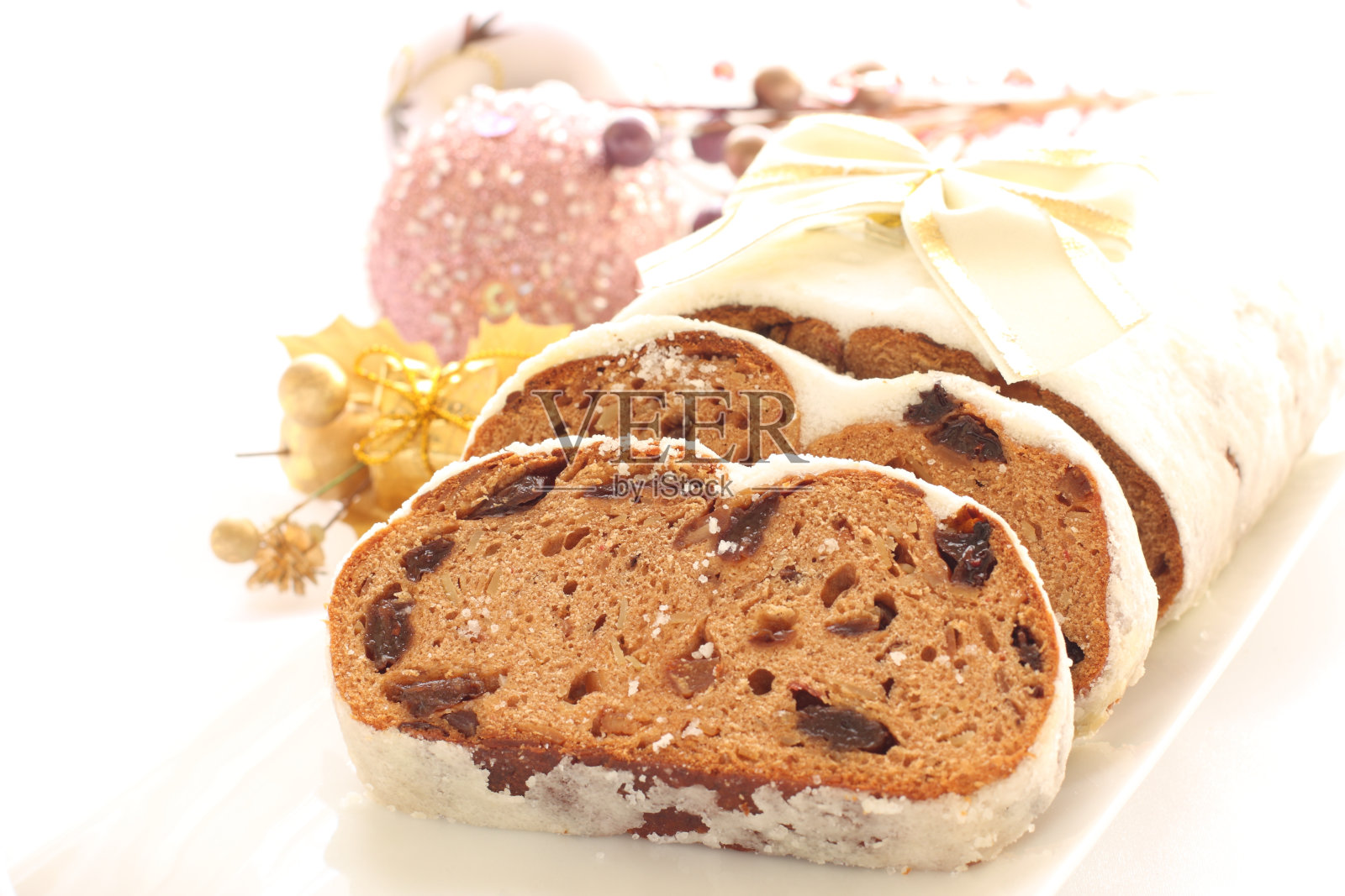 关闭圣诞节被盗照片摄影图片