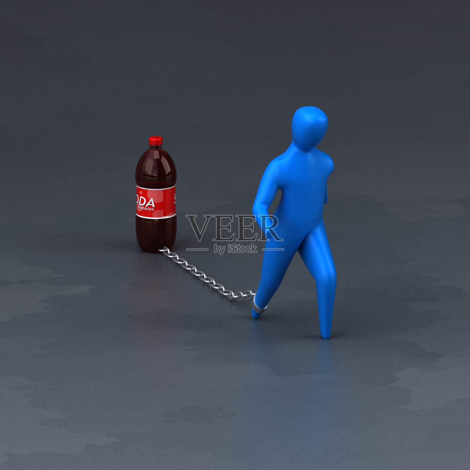 负担符号- 3D插图照片摄影图片