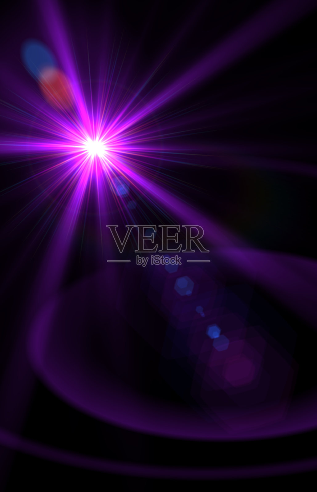 抽象背景空间霓虹灯(超高分辨率)插画图片素材