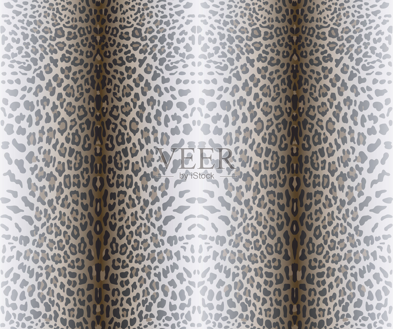 无缝的豹纹图案插画图片素材