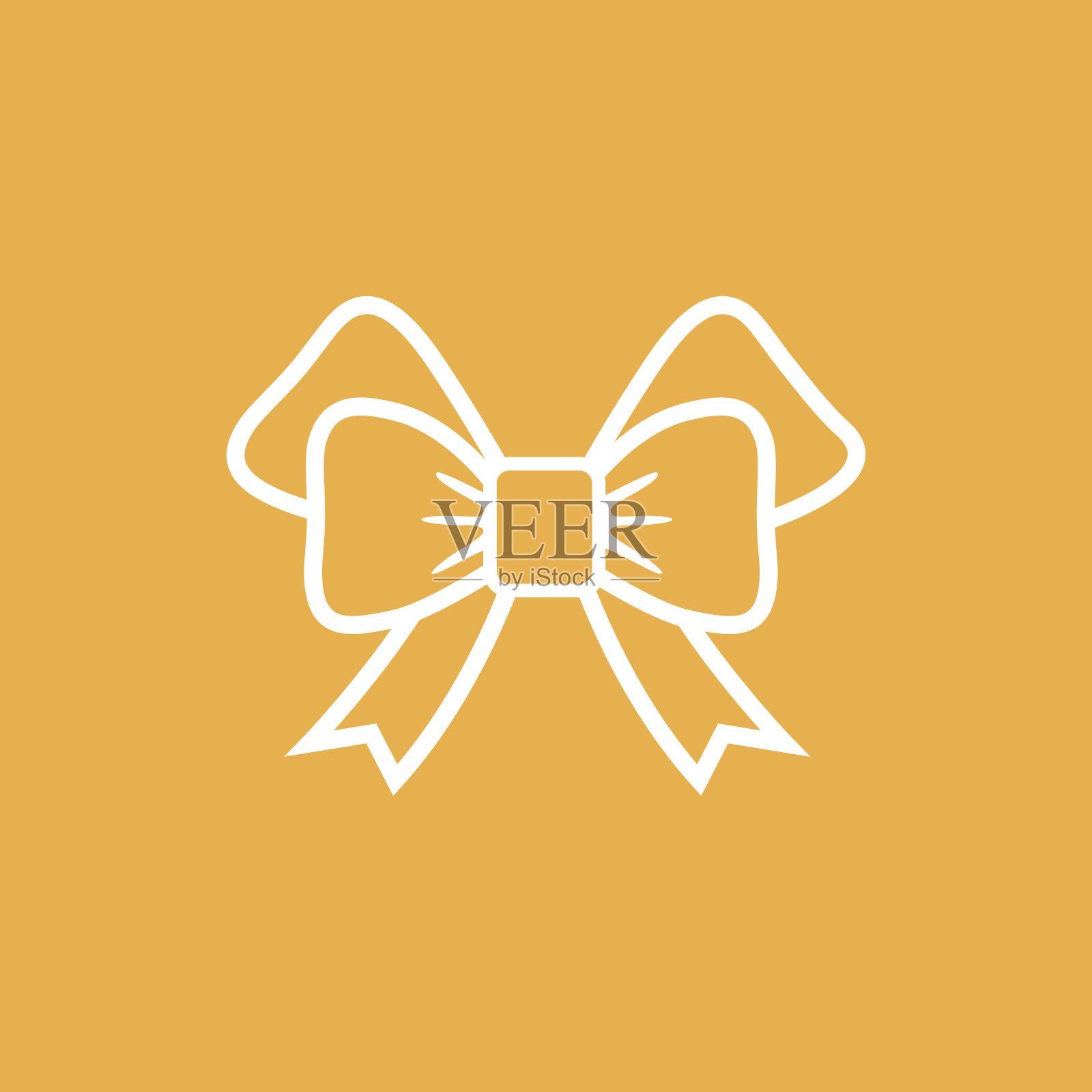 节日弓图标。图标素材