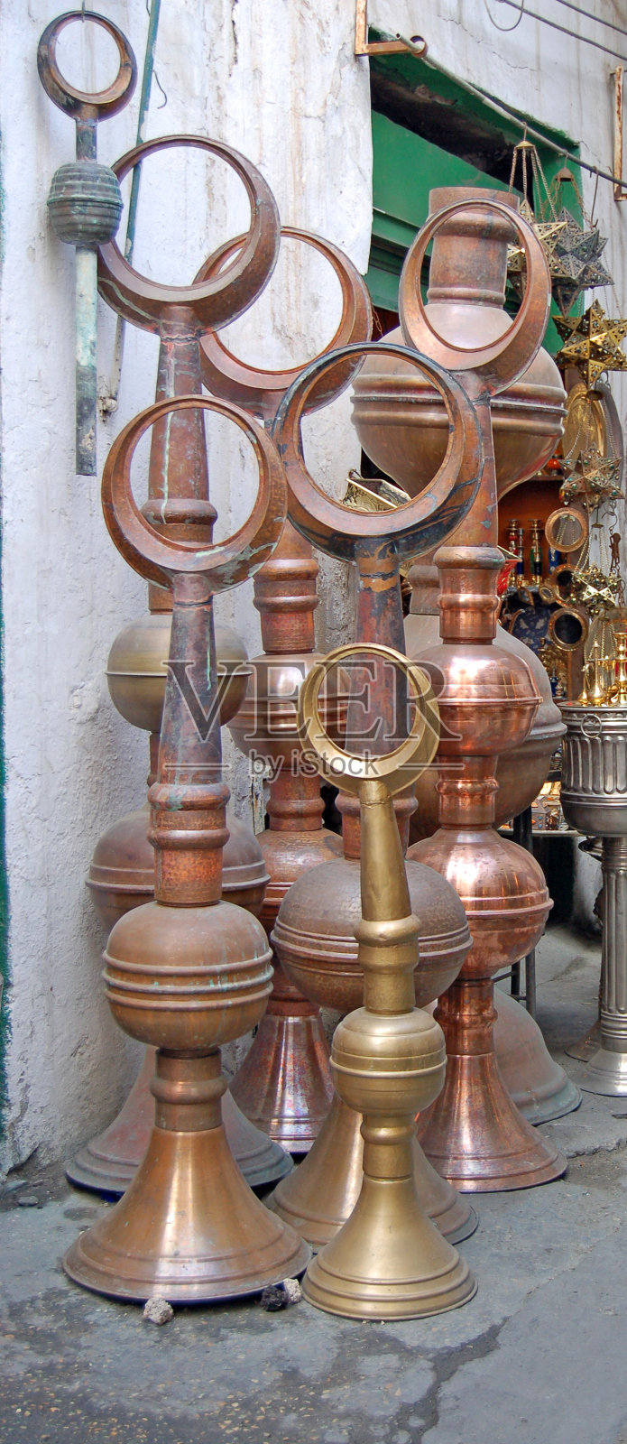 利比亚的黎波里的金属制品市场照片摄影图片