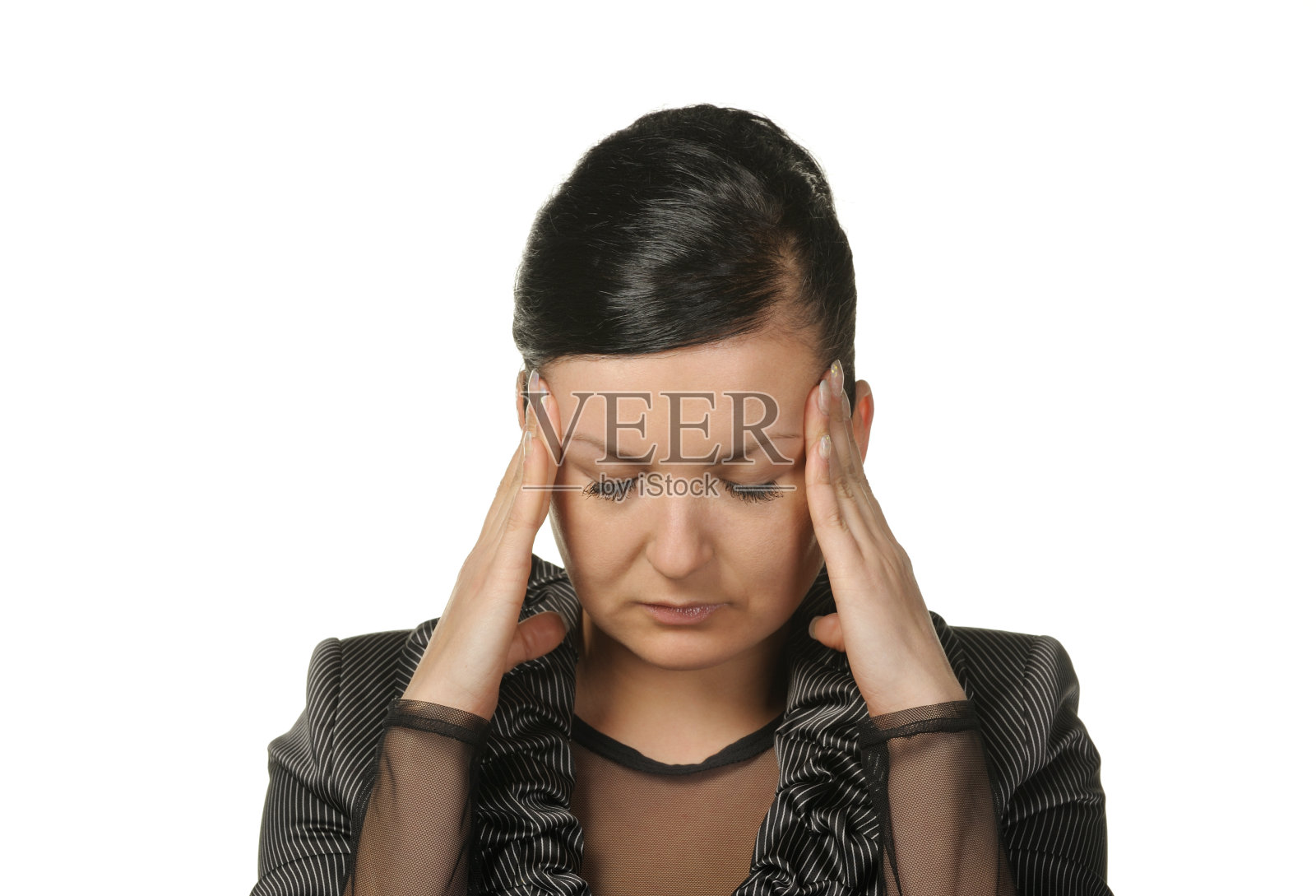 头疼照片摄影图片