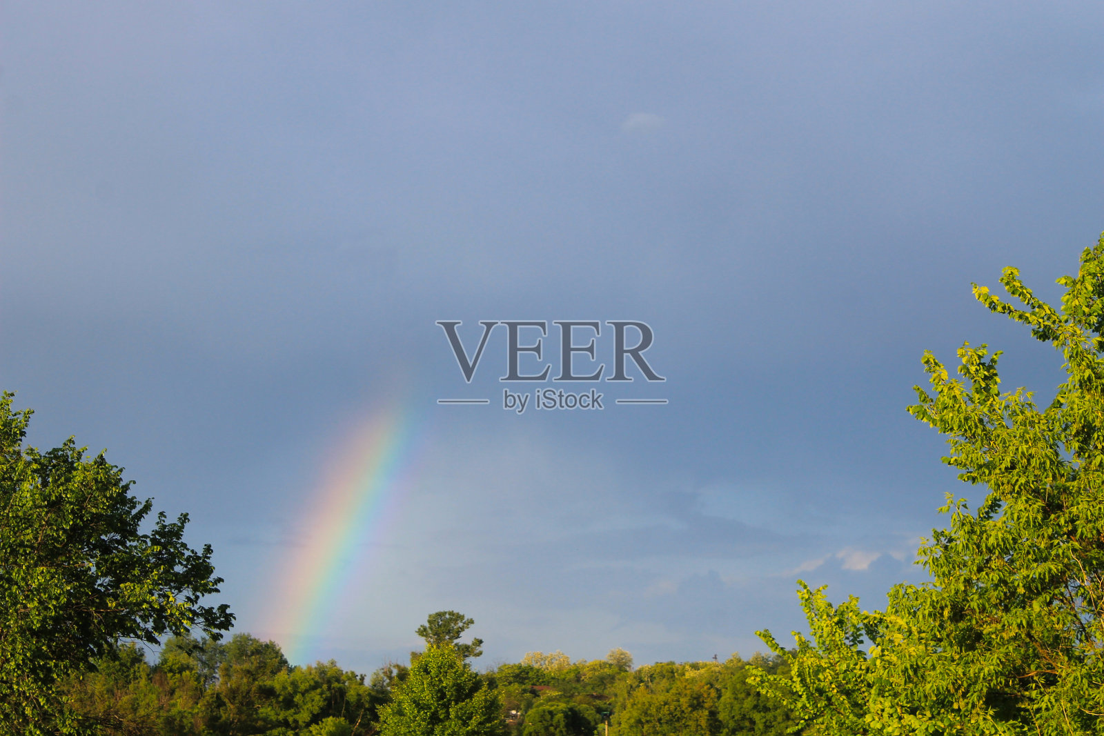 彩虹乡村景观照片摄影图片