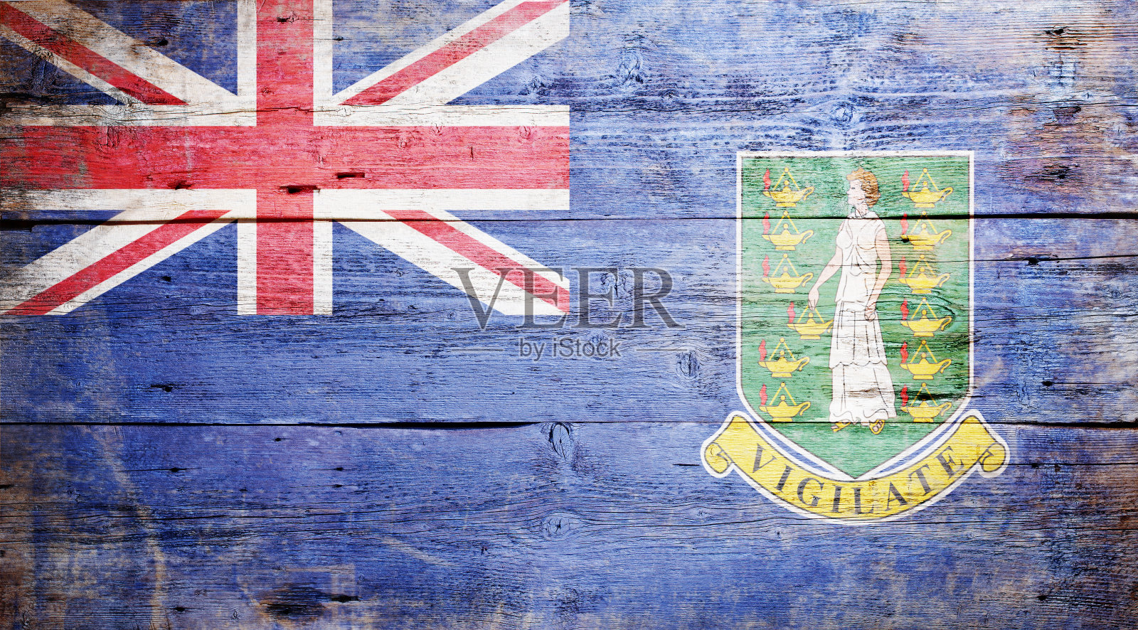 英属维尔京群岛的旗帜照片摄影图片