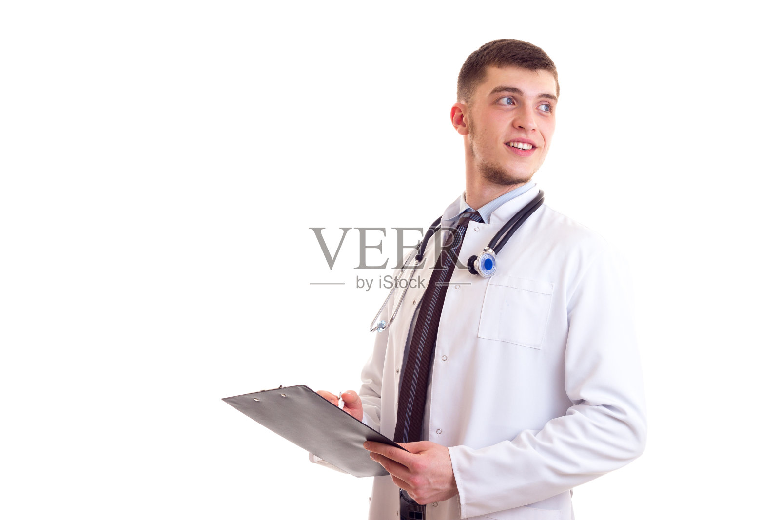 穿着博士袍的年轻人照片摄影图片