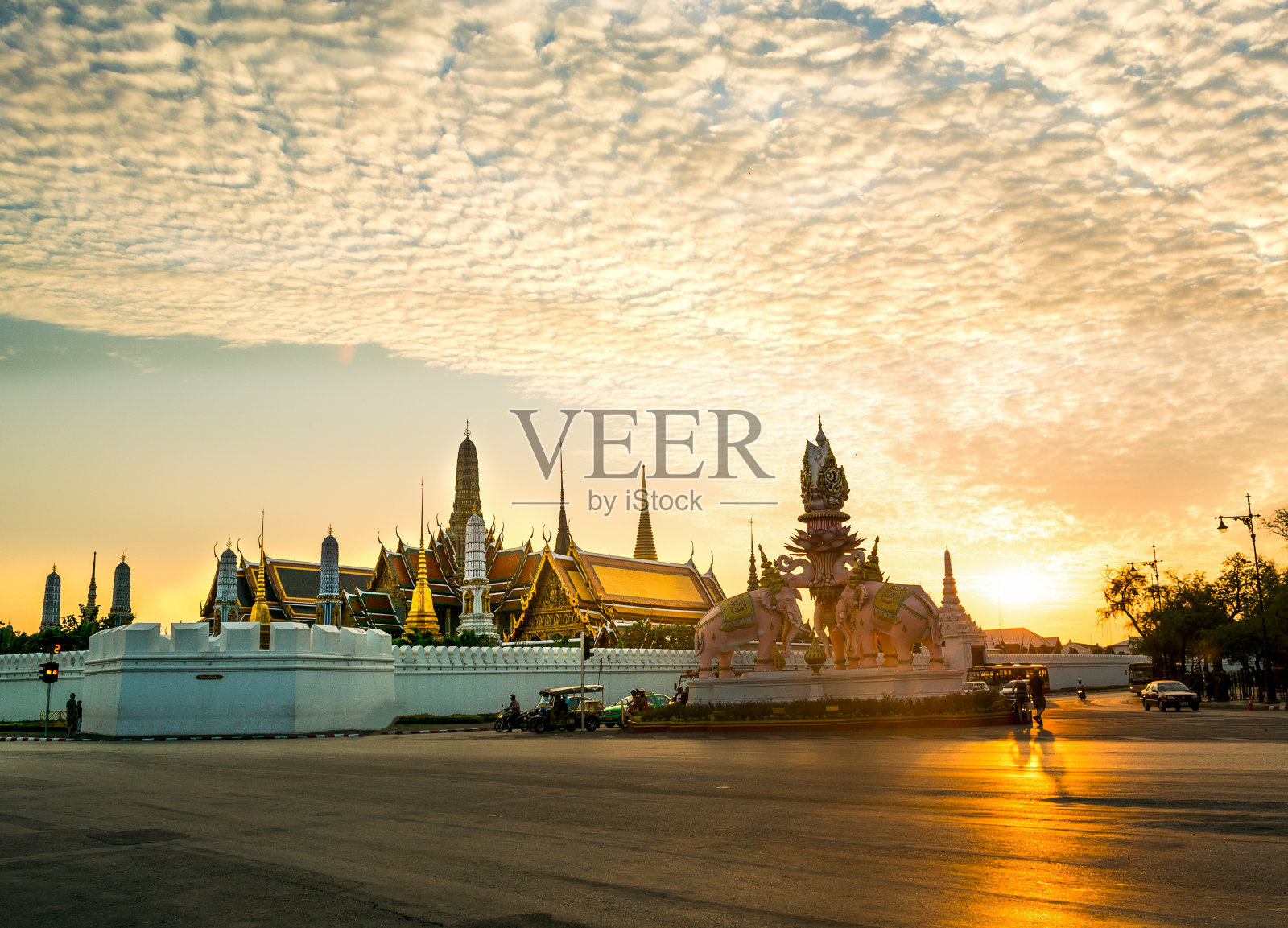 曼谷的地标庙宇照片摄影图片