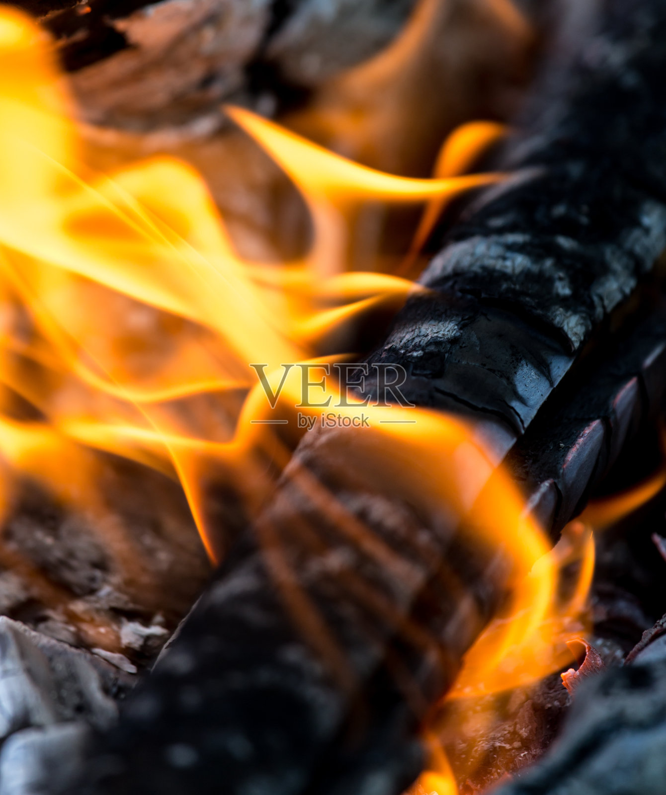 抽象的背景。火焰照片摄影图片