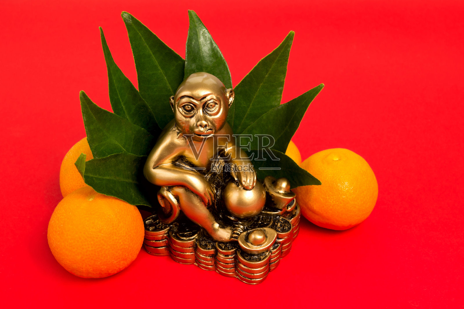 2016年中国新年的象征是猴子和普通话照片摄影图片