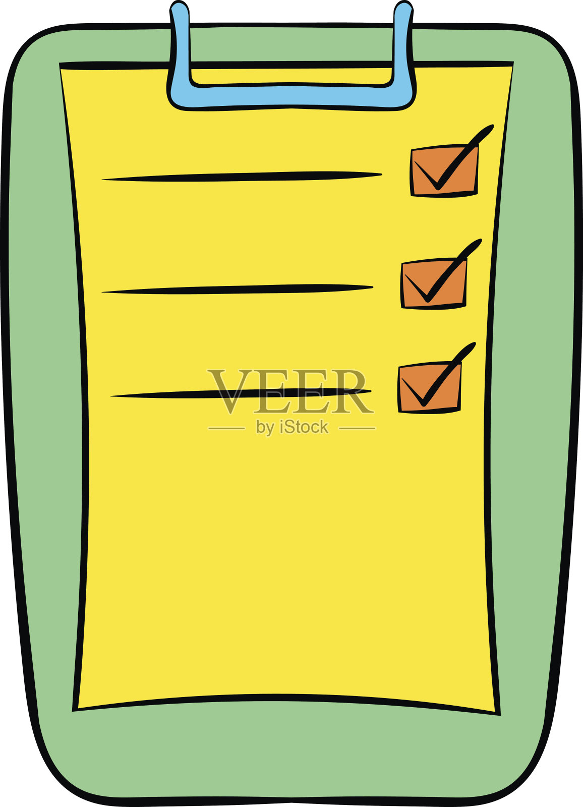 要做清单图标卡通插画图片素材