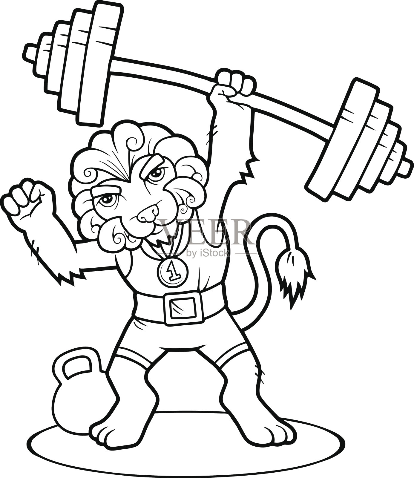 狮子设计元素图片