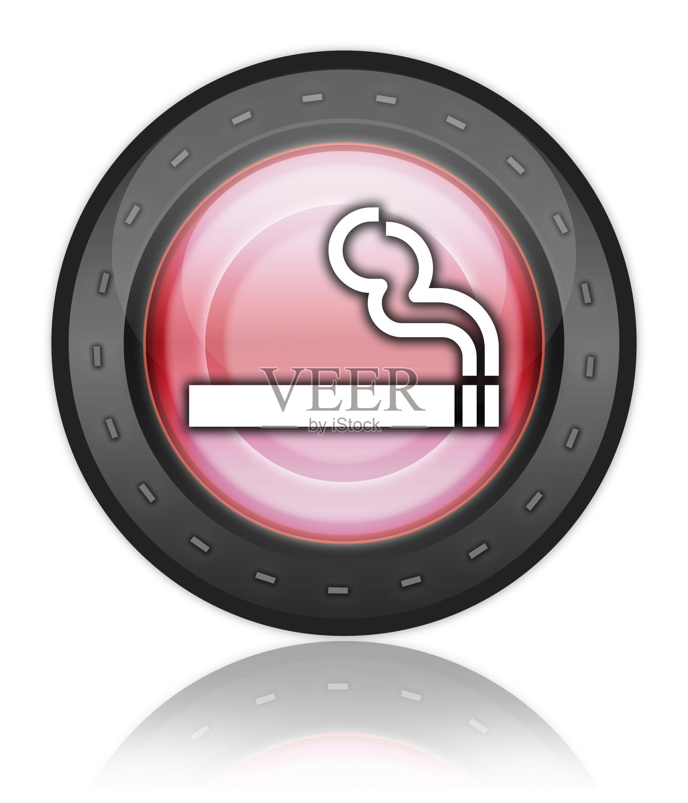 图标、按钮、象形图吸烟区设计元素图片