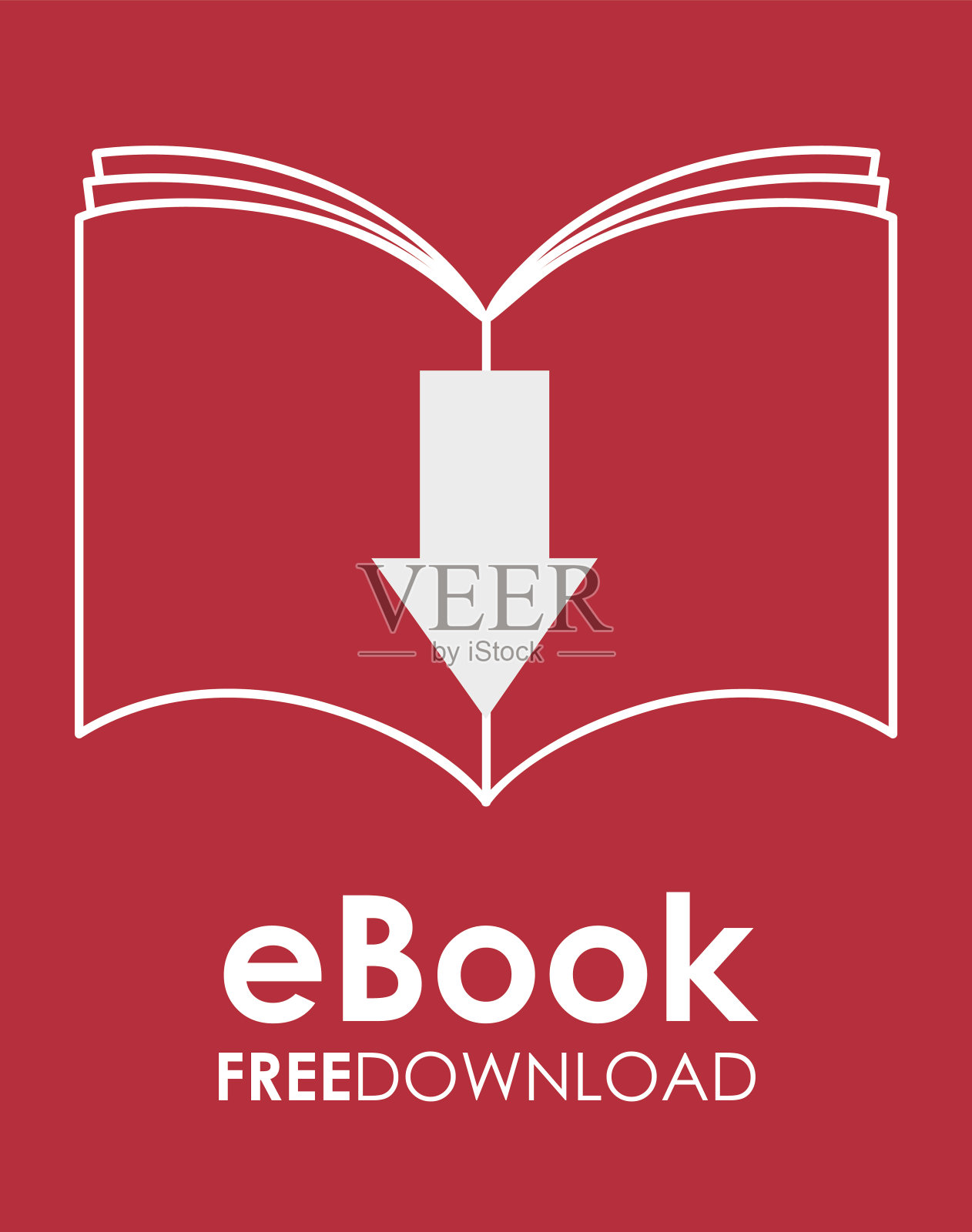 电子书的设计插画图片素材