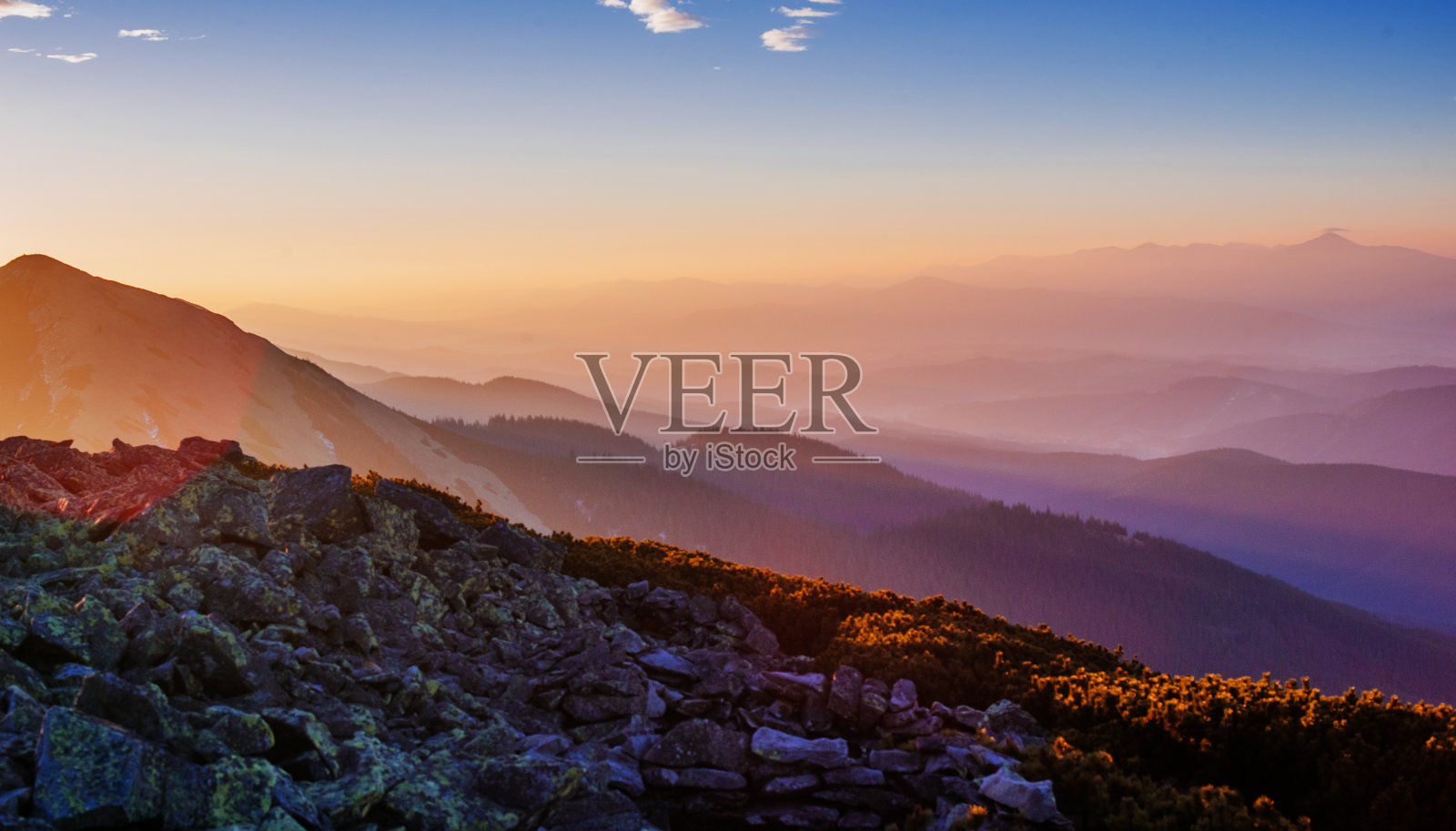 壮观的日出照片摄影图片