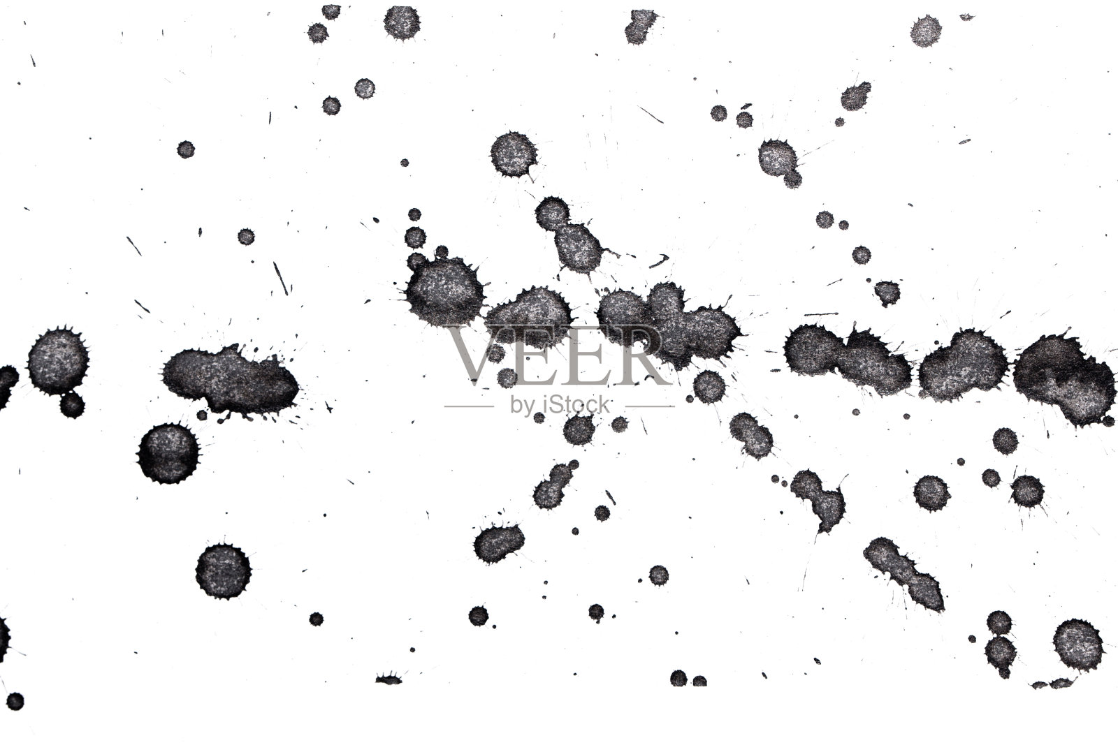 抽象黑墨飞溅照片摄影图片