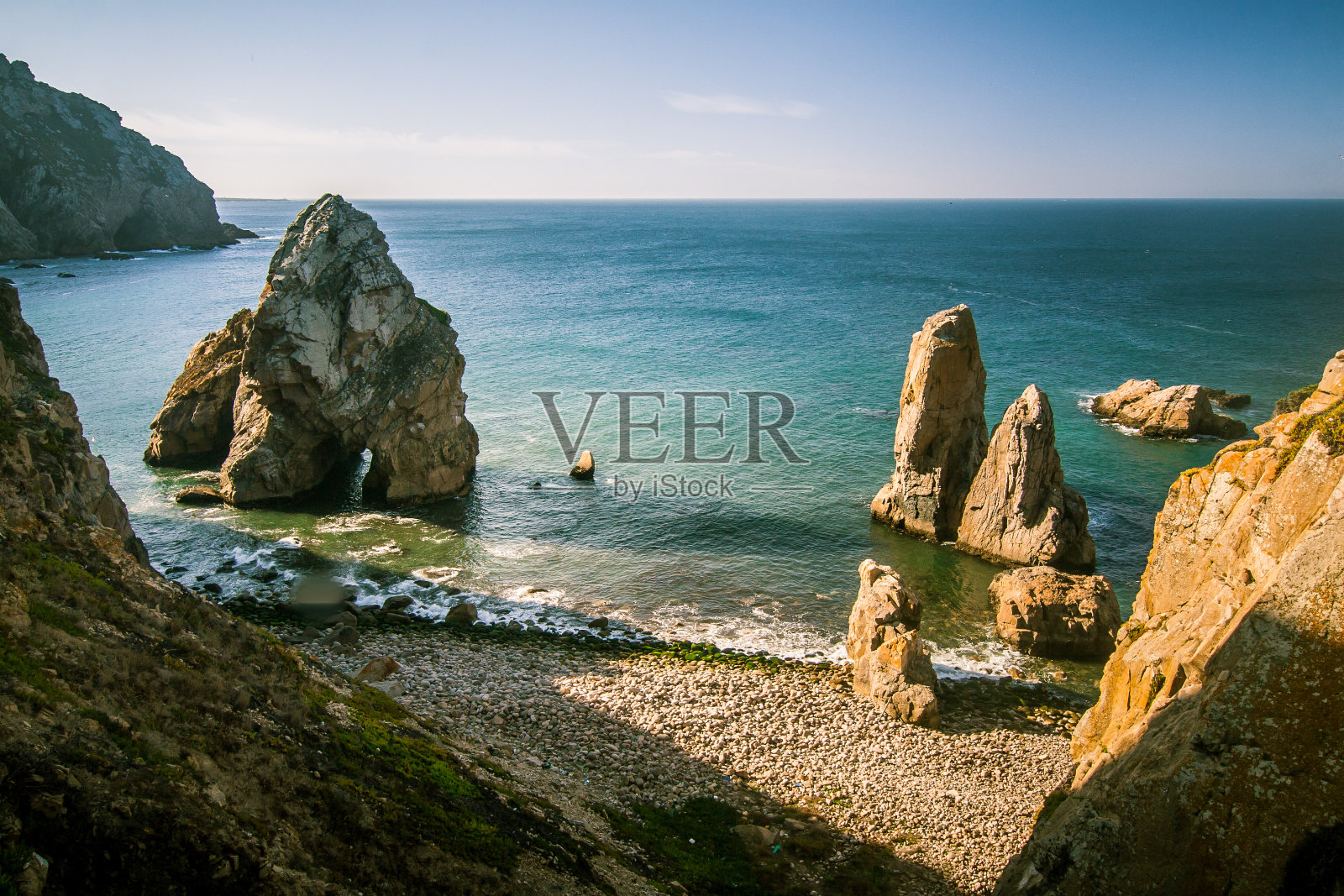 美丽的风景在卡波达罗卡在葡萄牙照片摄影图片