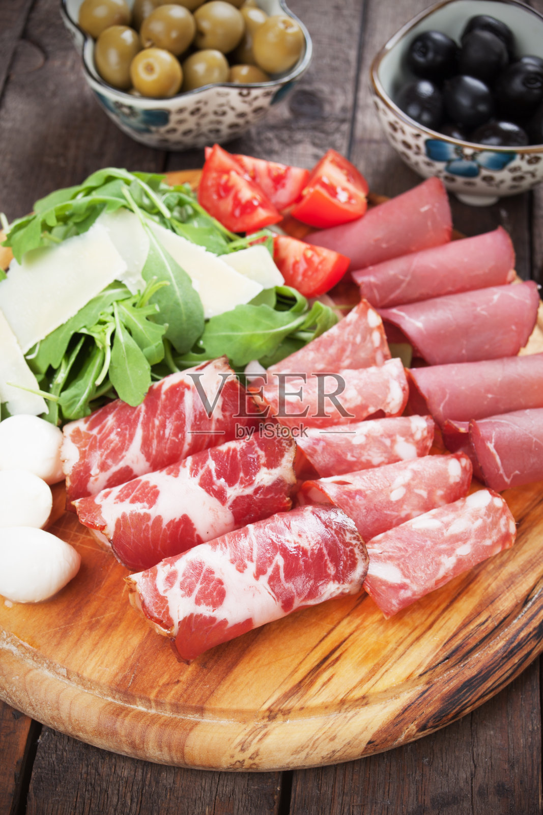 意大利腌肉板照片摄影图片
