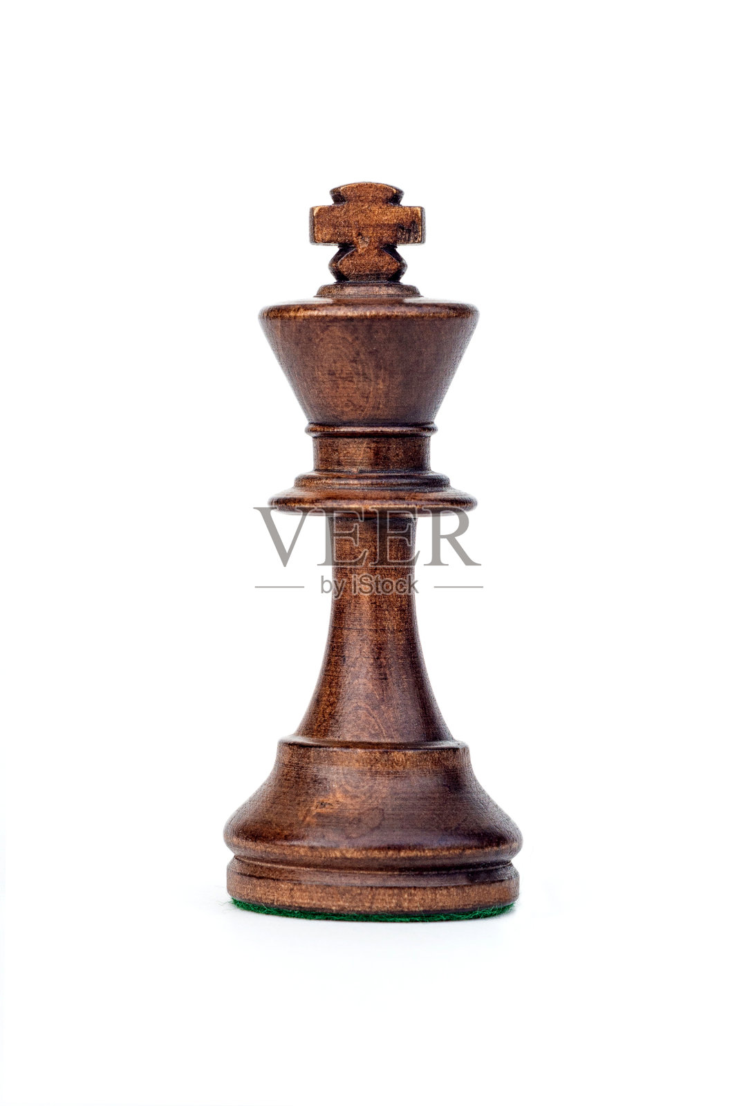 黄杨木黑王棋子孤立照片摄影图片