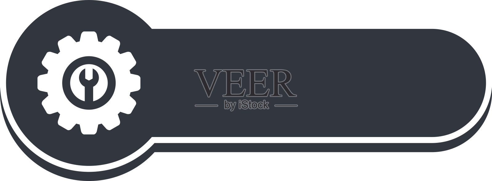 齿轮设置图标横幅模板插画图片素材