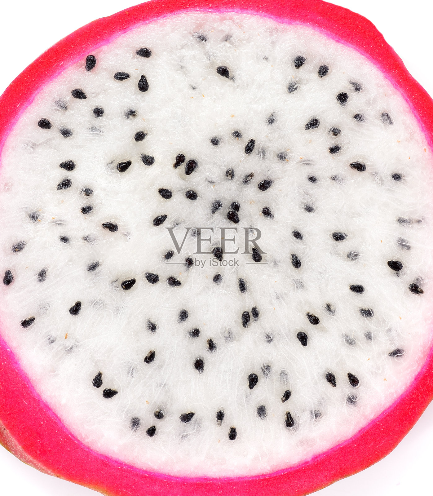 近距离龙果在白色的背景照片摄影图片