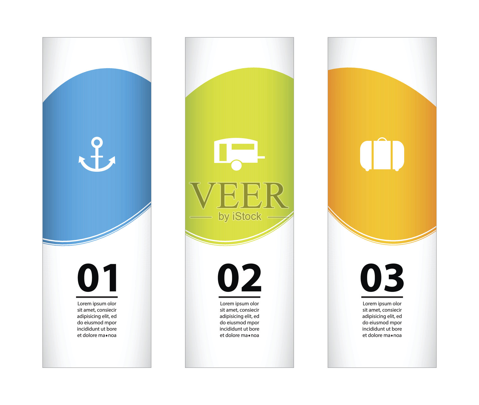 特别的节日横幅，旅游传单设计插画图片素材