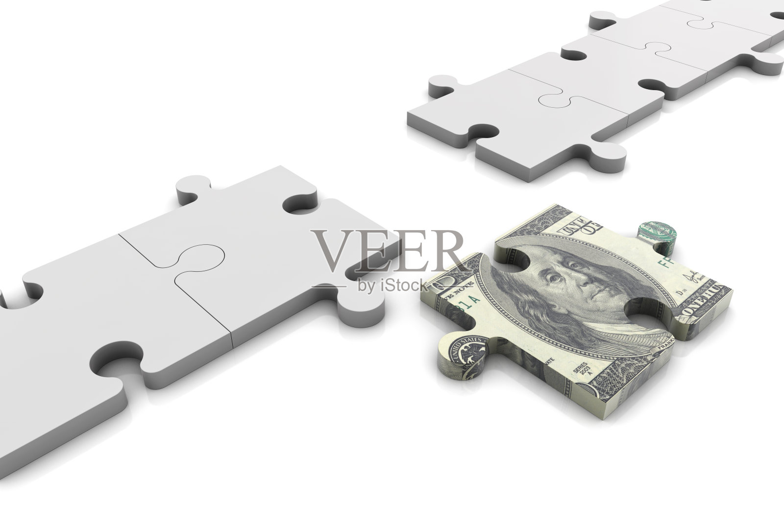 钱在拼图照片摄影图片