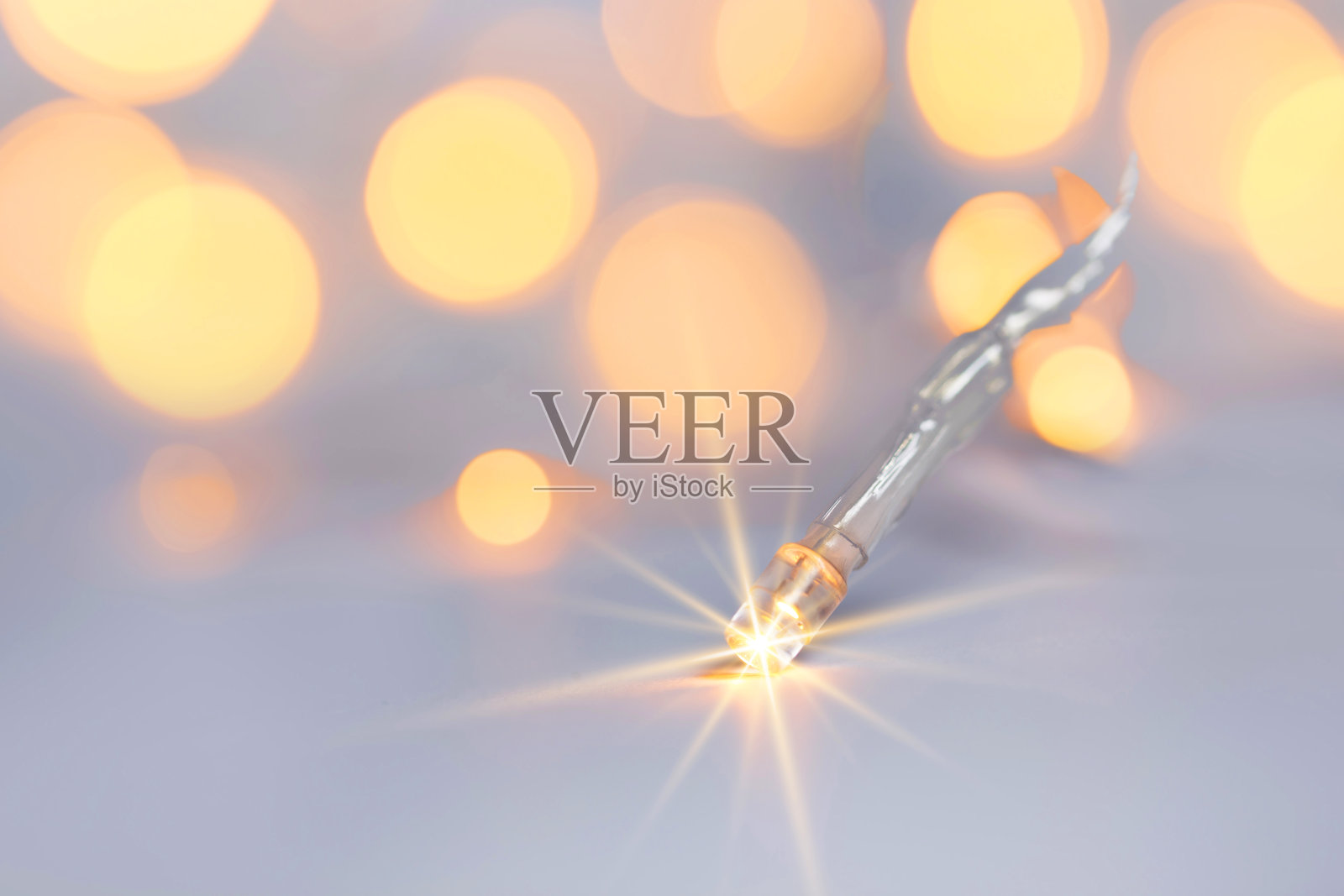 圣诞节金灯照片摄影图片