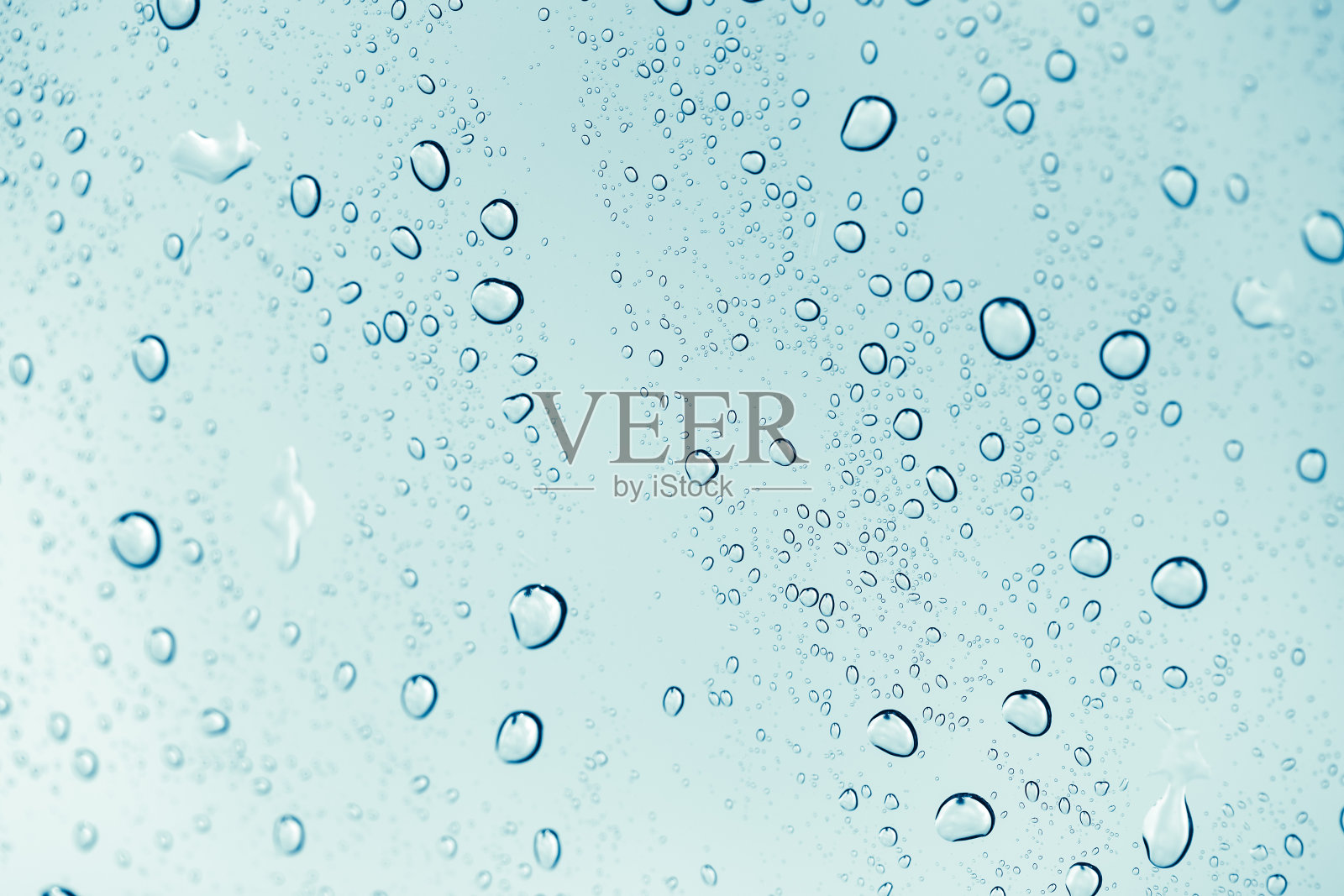 蓝色抽象水滴背景照片摄影图片