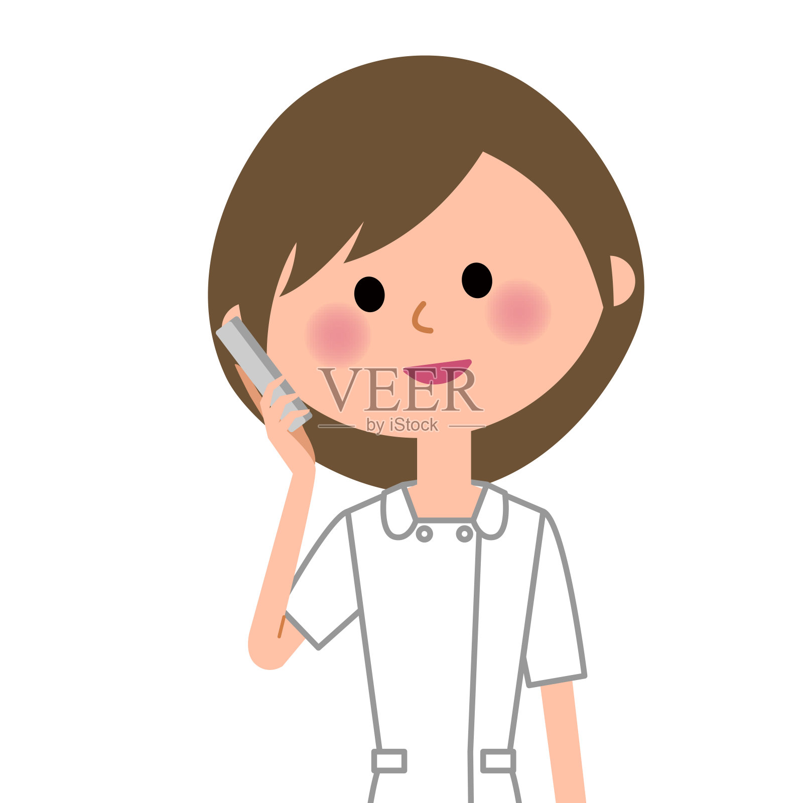 护士,电话设计元素图片