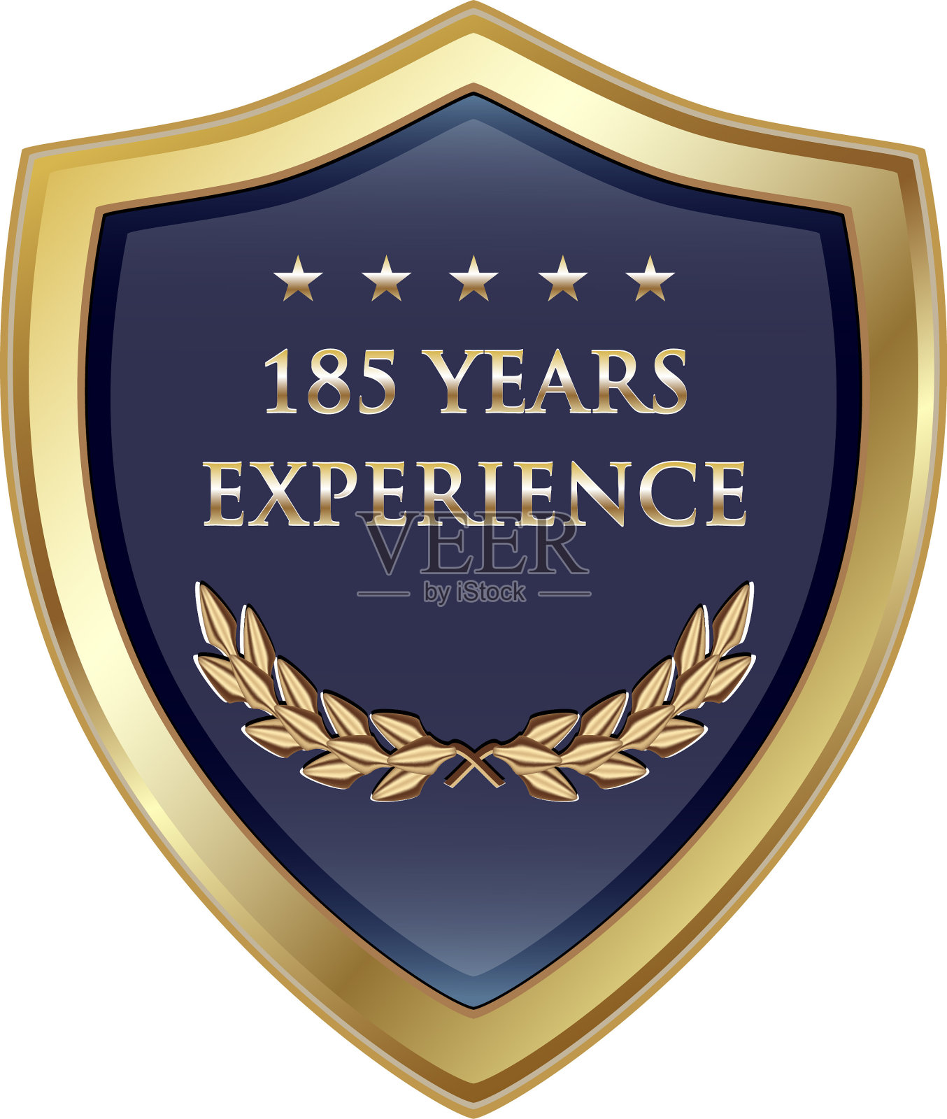 185年金盾经验设计元素图片