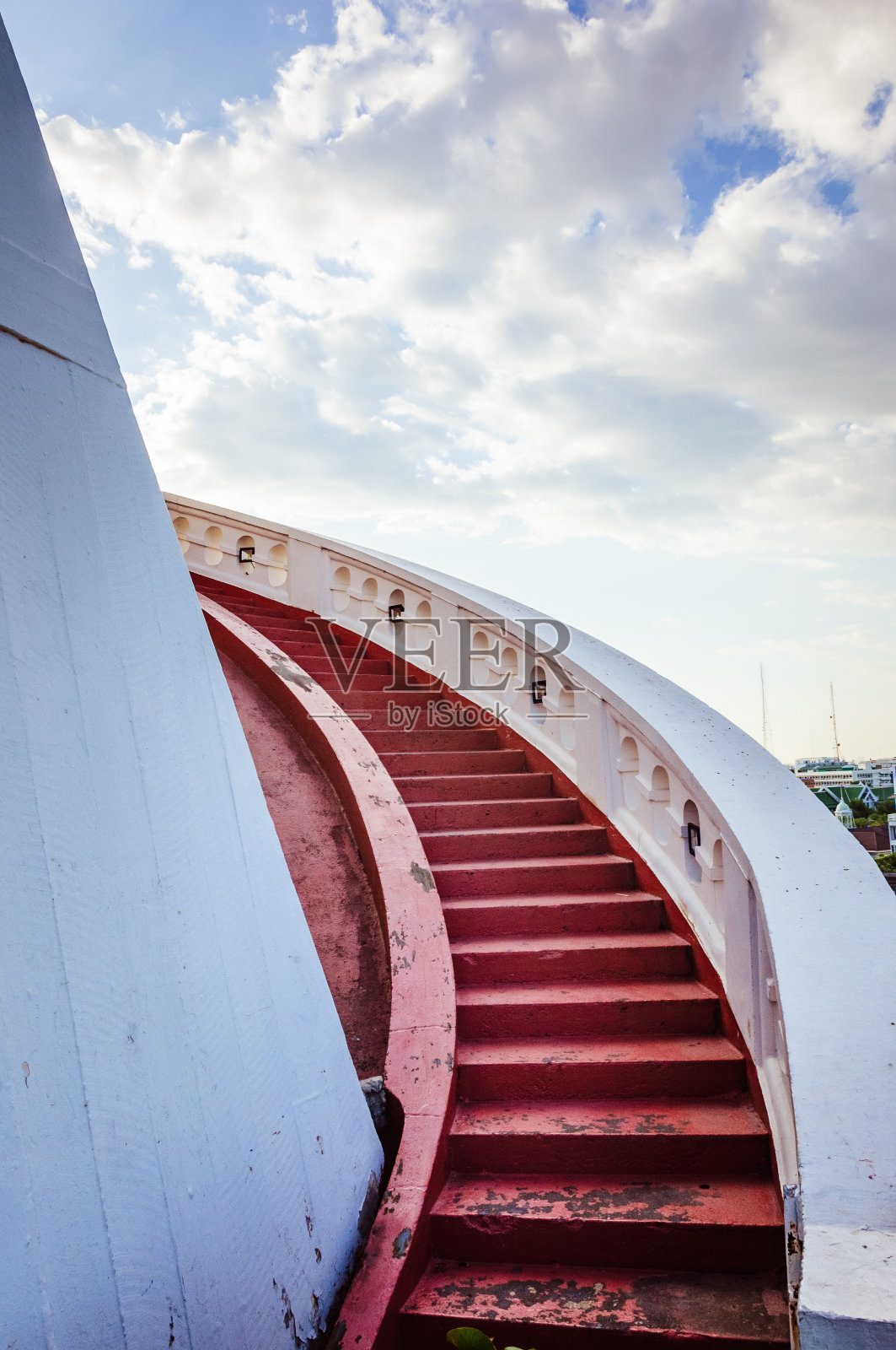 曼谷的金山阶梯照片摄影图片