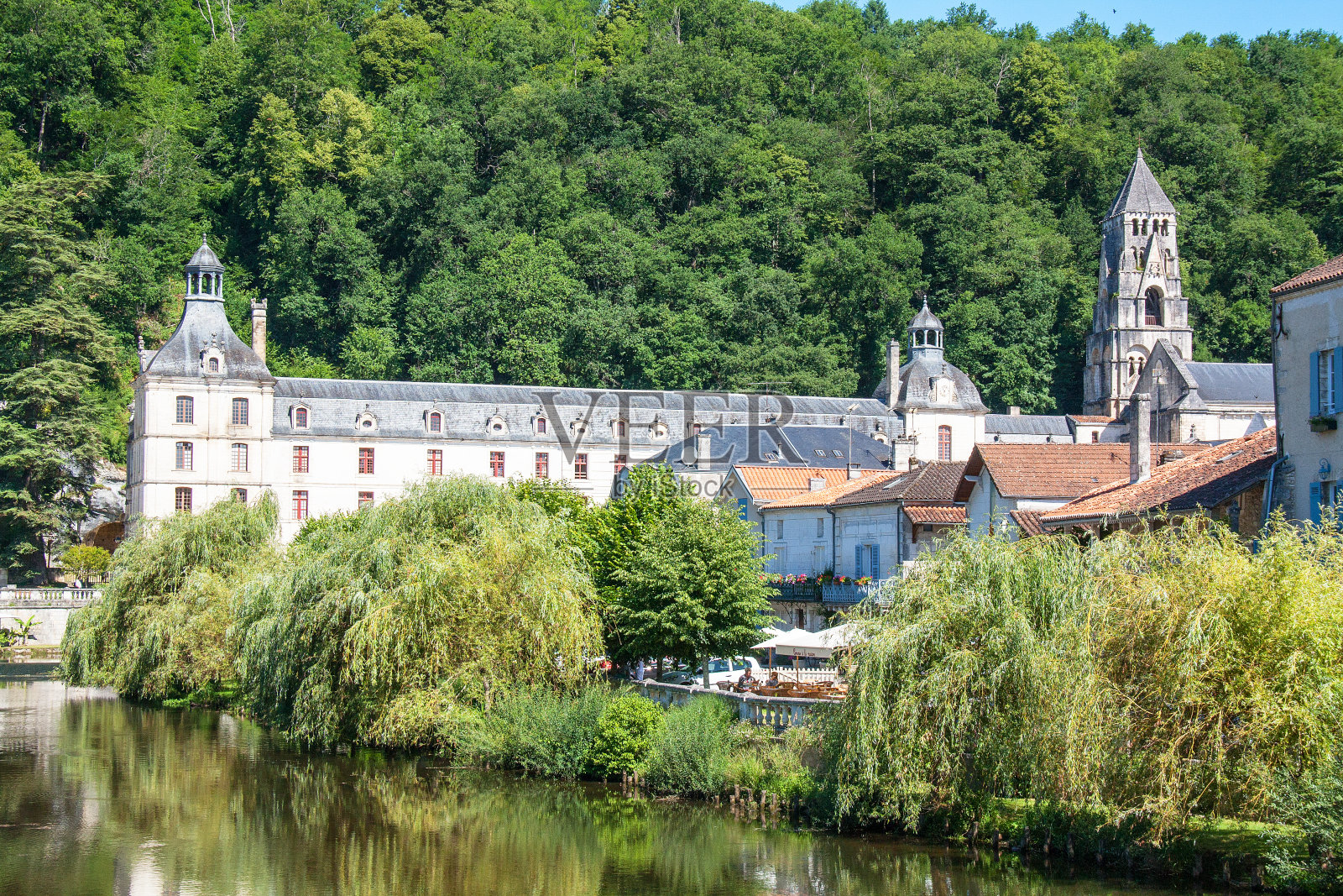 姆》。圣皮埃尔修道院。多尔多涅。Nouvelle-Aquitaine照片摄影图片