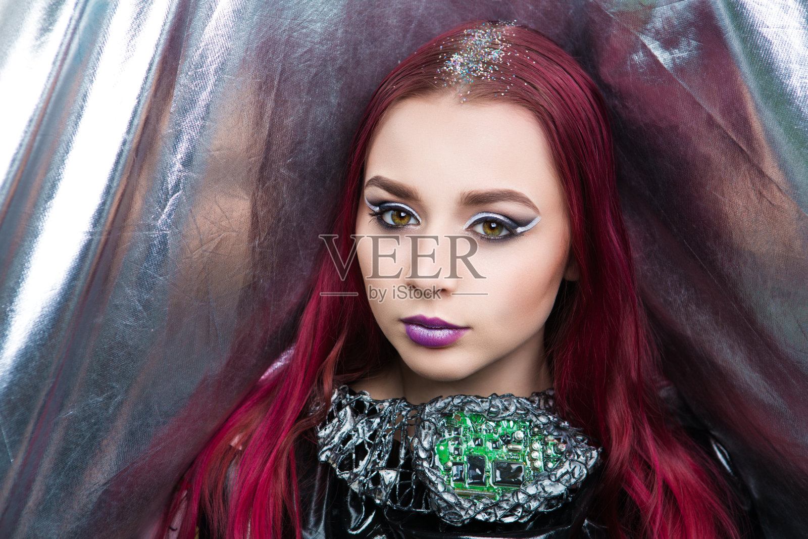 女人的美丽的脸照片摄影图片