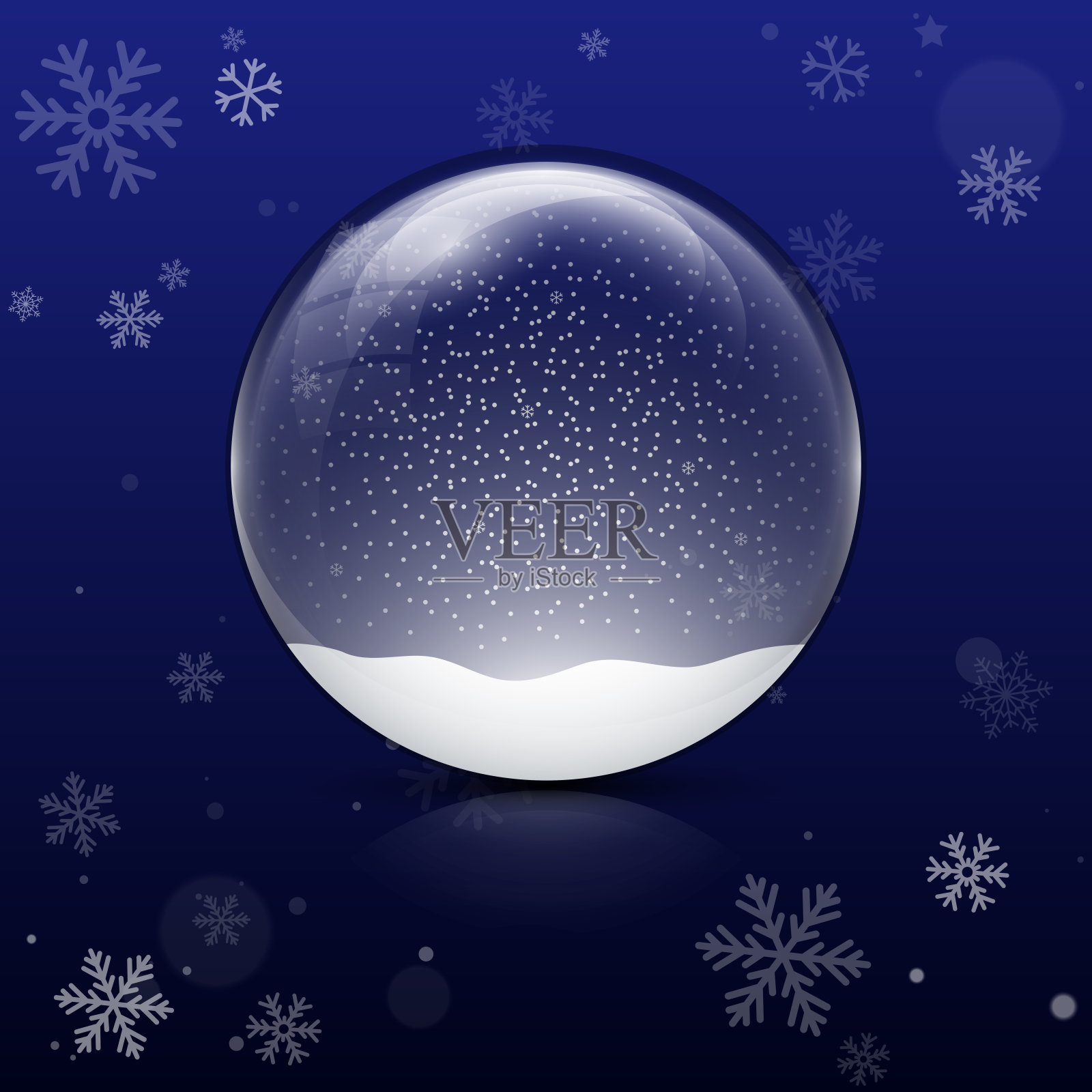 圣诞节的背景插画图片素材