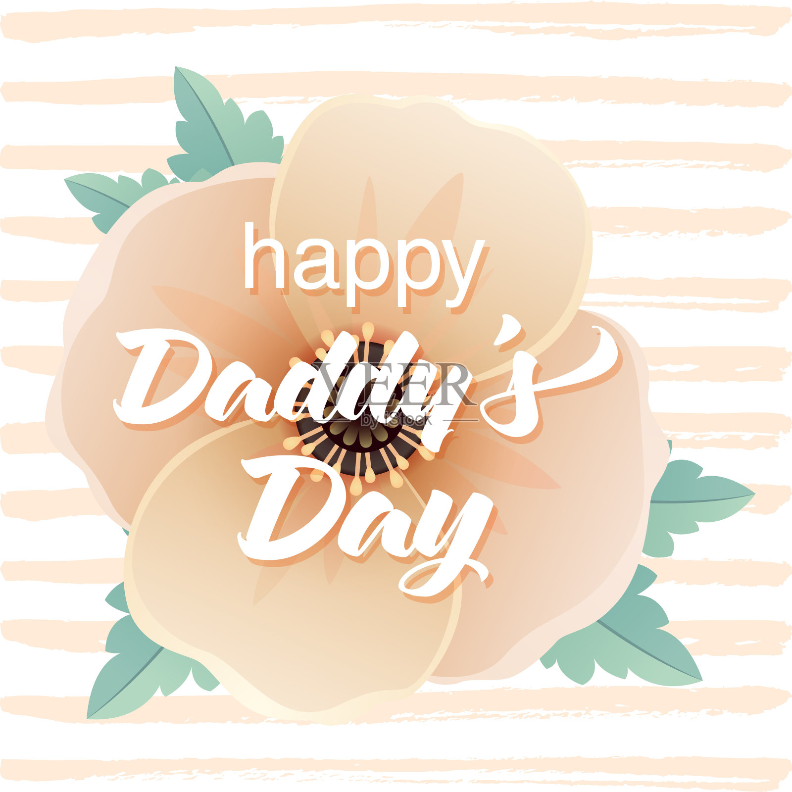 父亲节快乐贺卡插画图片素材