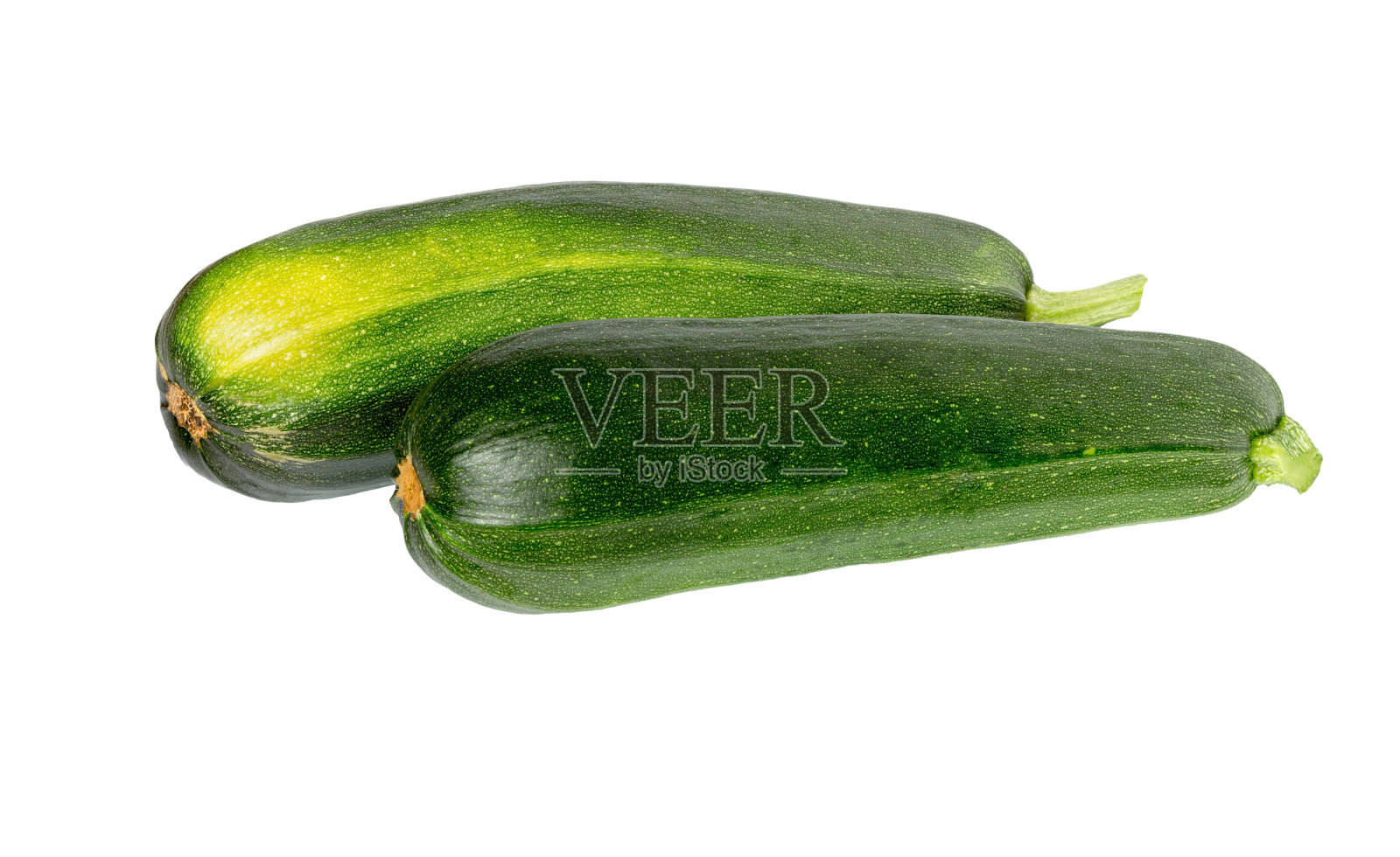 西葫芦孤立。孤立在白色上的西葫芦或西葫芦。照片摄影图片