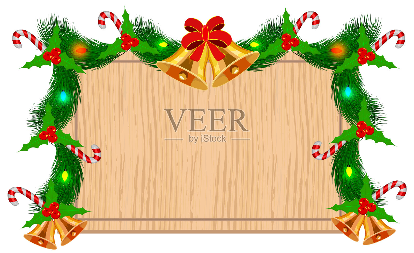 圣诞节的庆祝活动插画图片素材