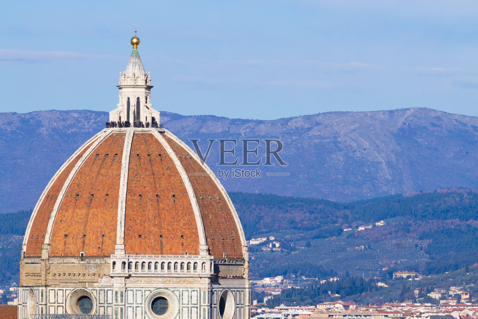 佛罗伦萨鸟瞰，托斯卡纳，意大利照片摄影图片