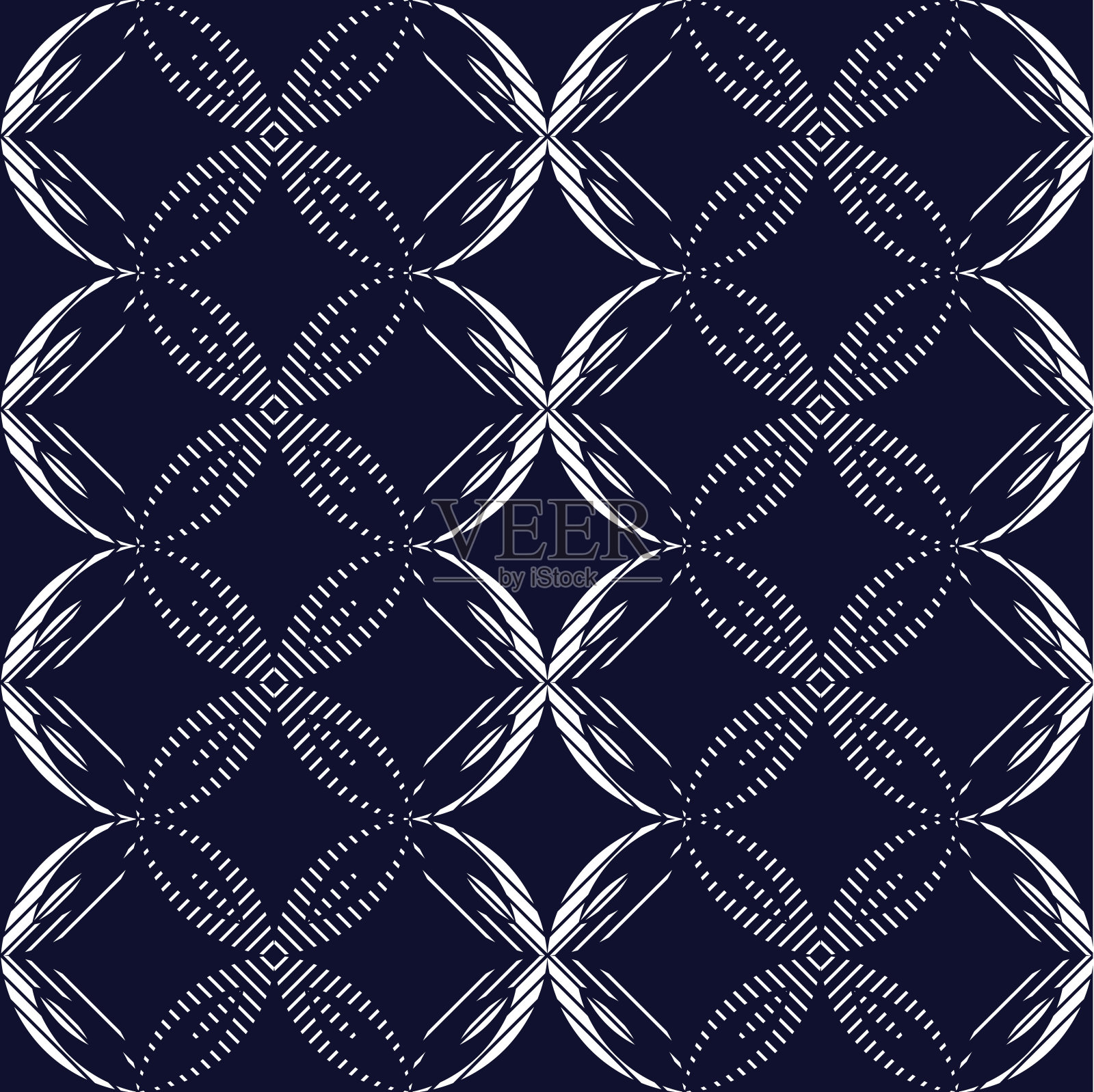 现代时尚花型花卉图案插画图片素材