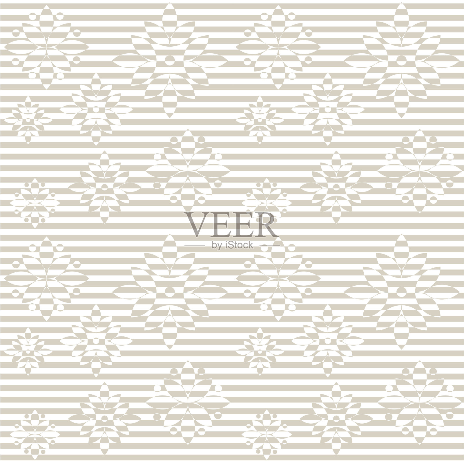 现代时尚花型花卉图案插画图片素材