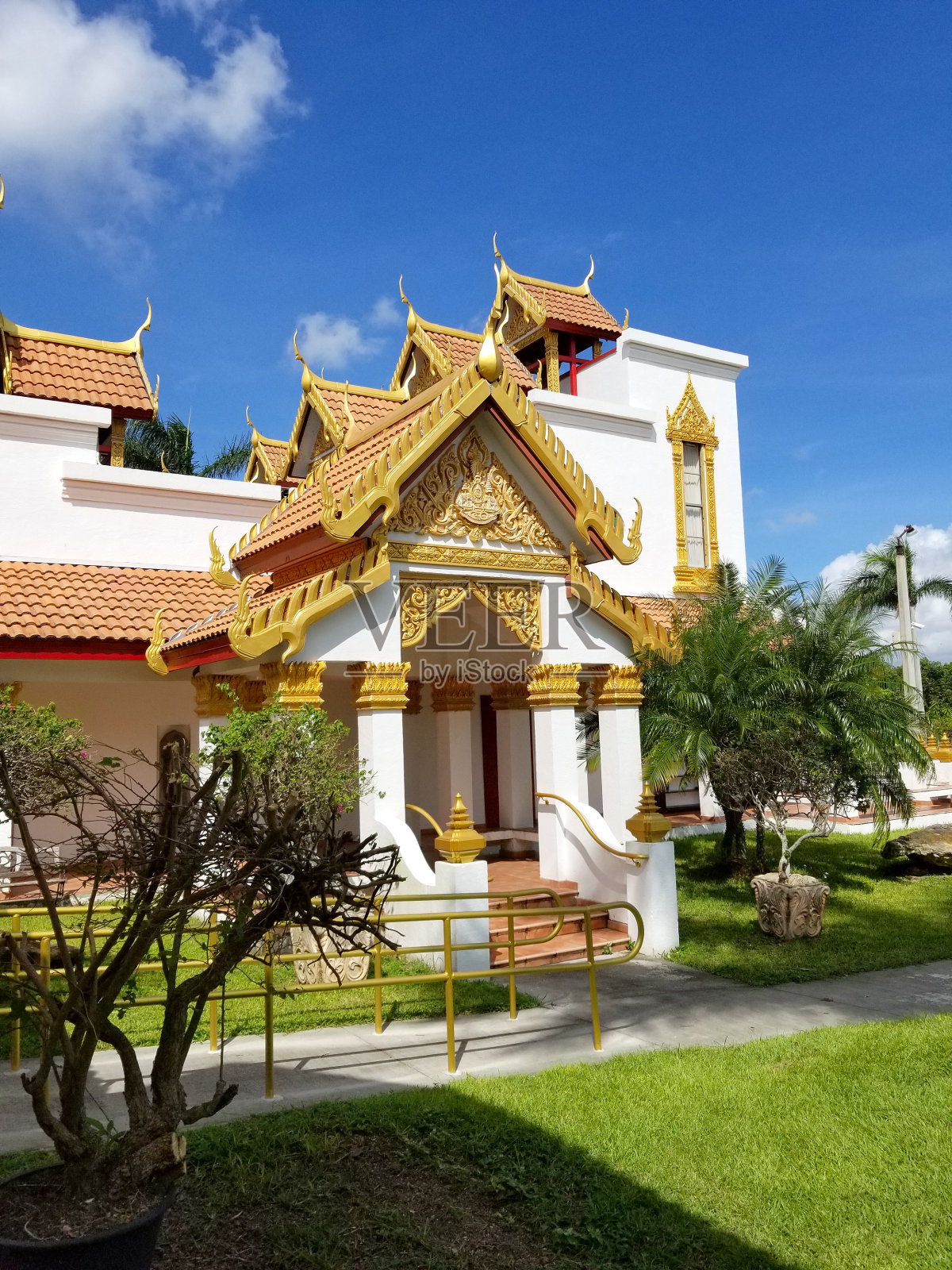 佛罗里达州迈阿密，2017年11月:迈阿密小乘佛寺佛寺。照片摄影图片