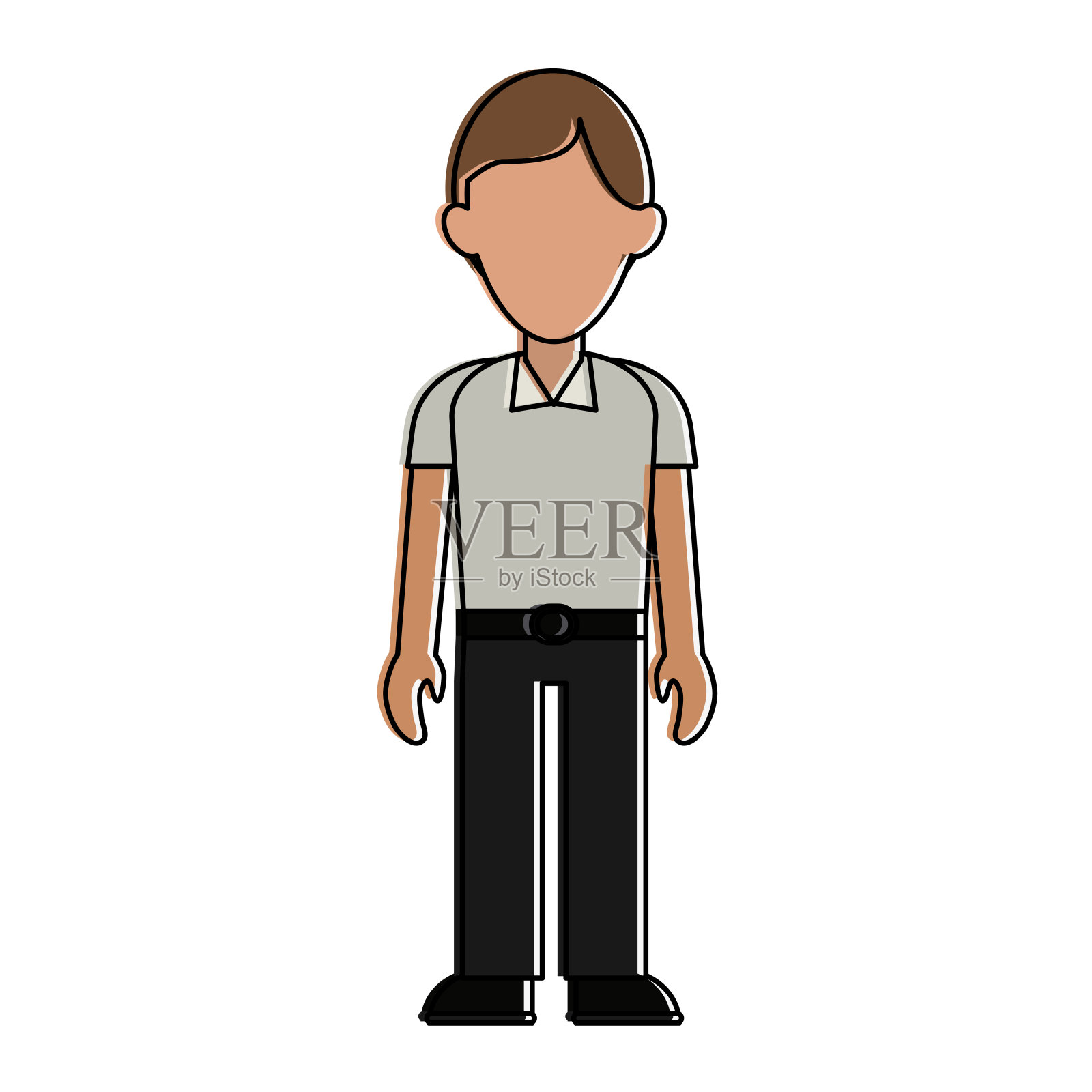 男人头像图标形象设计元素图片