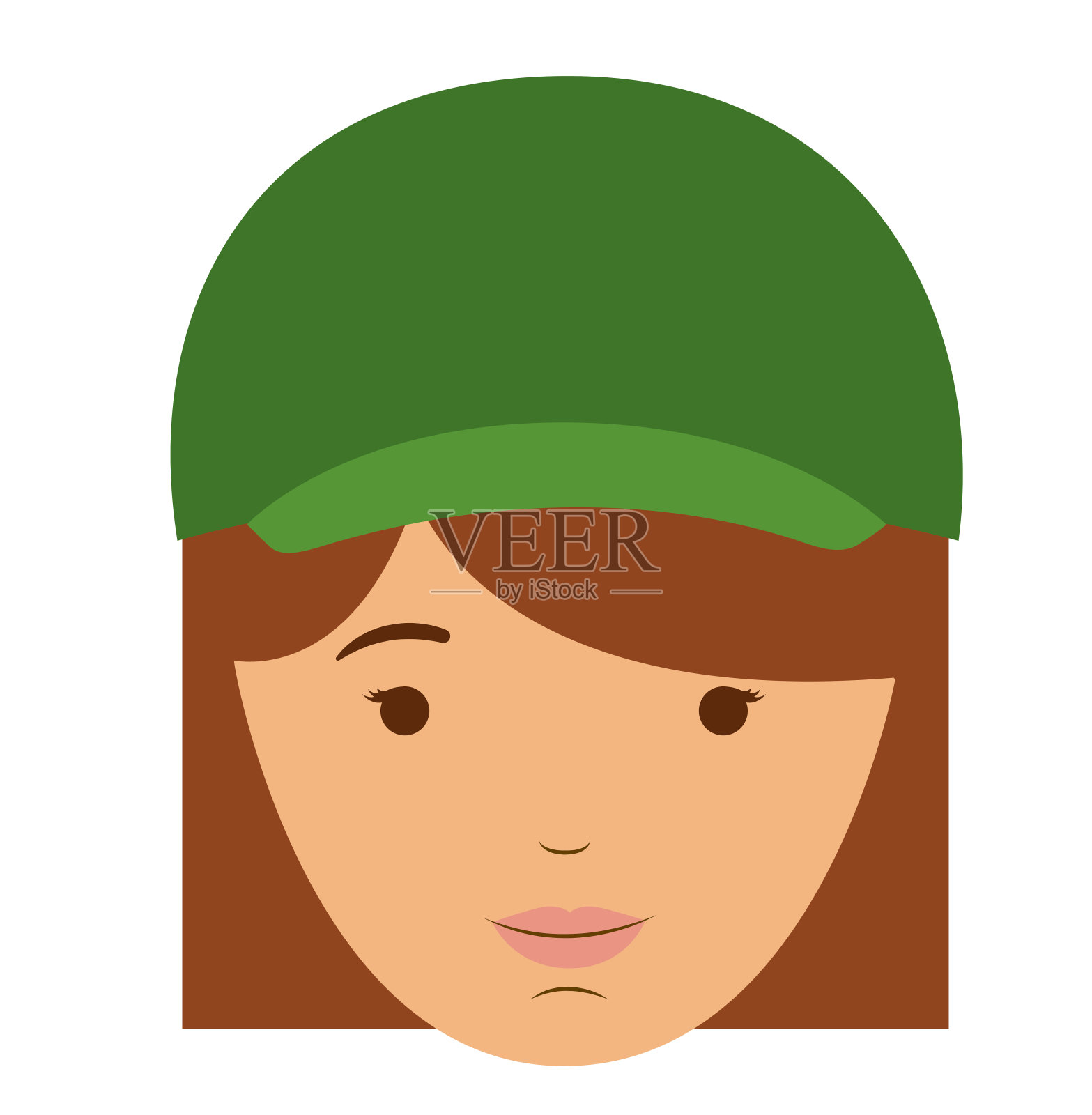 女人或女孩卡通设计设计元素图片