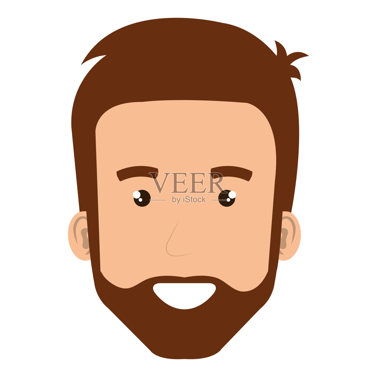 年轻人头像人物插画图片素材