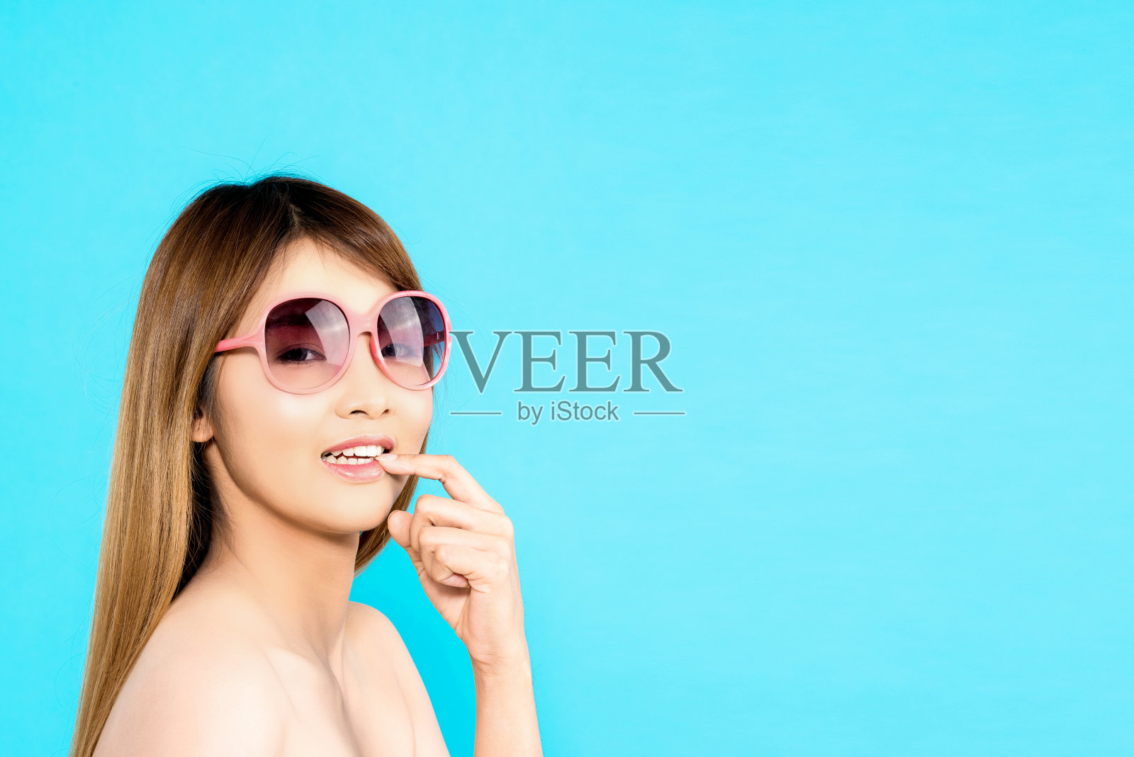 美容工作室肖像。照片摄影图片