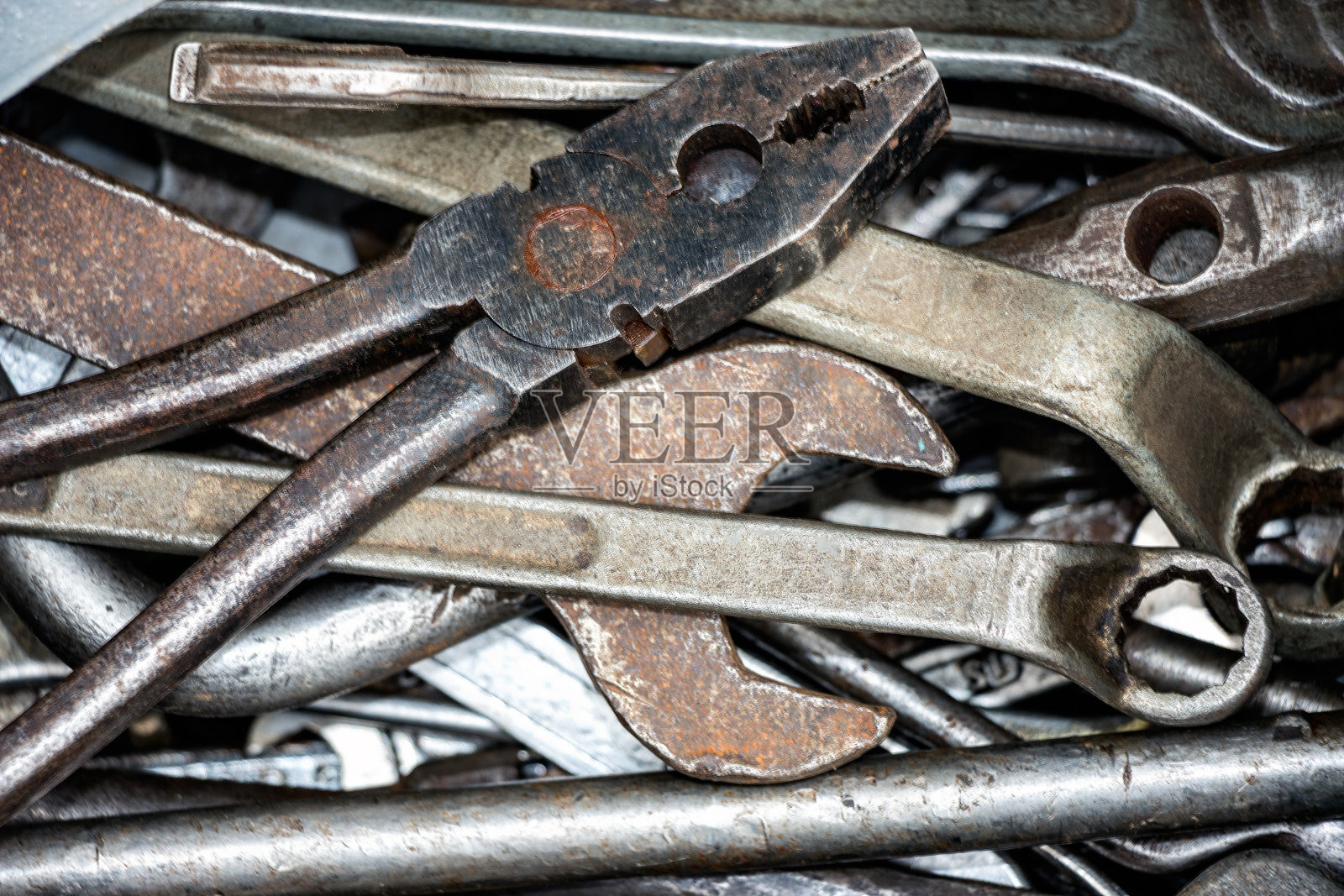 旧管道工具照片摄影图片