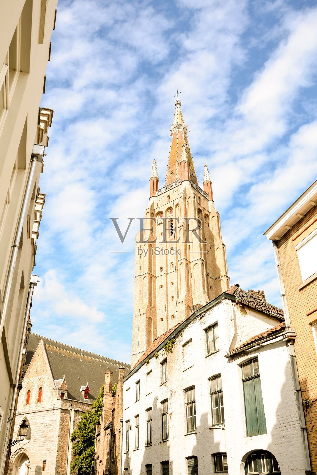经典建筑欧洲建筑村庄布鲁日照片摄影图片