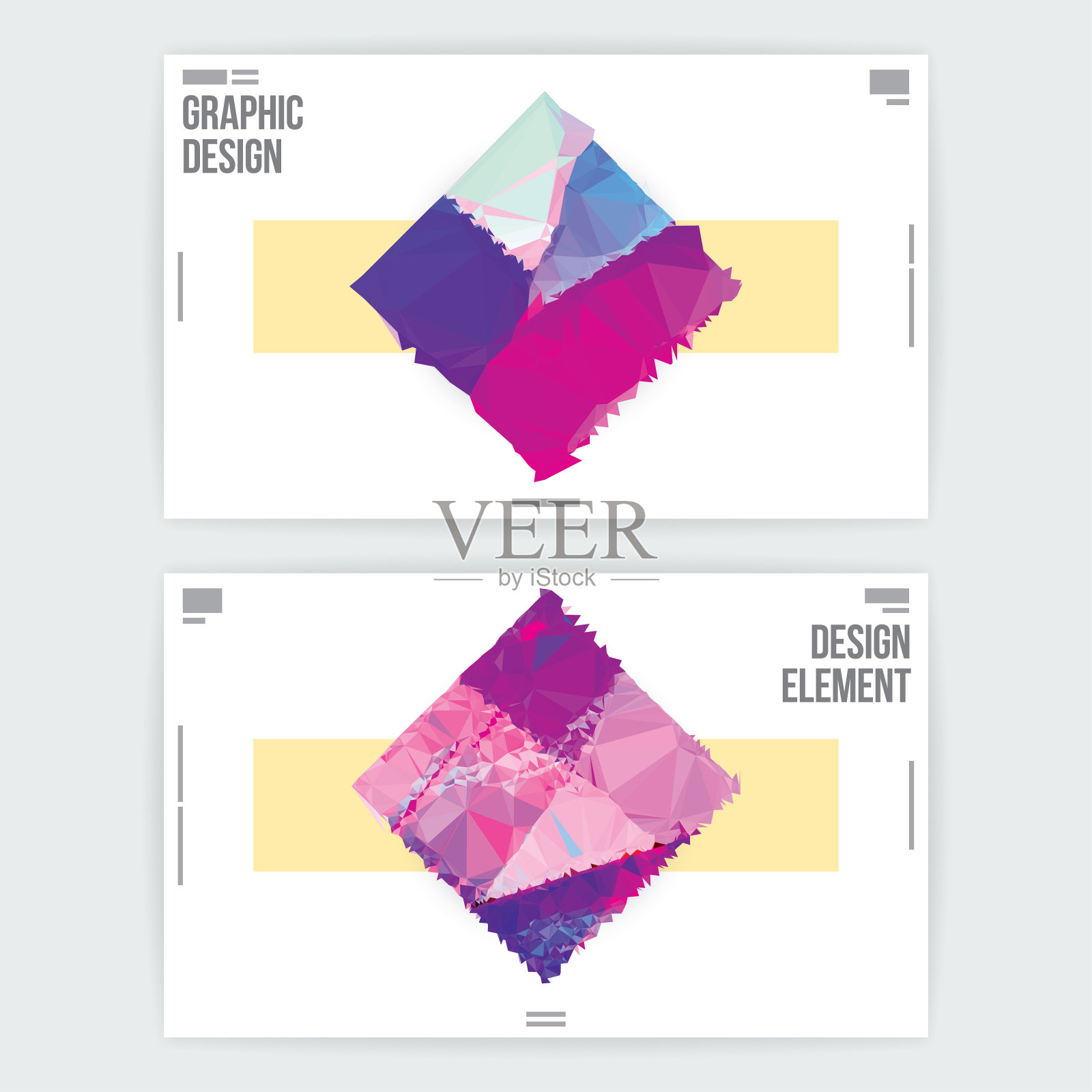 最小抽象平面设计封面布局模板设计模板素材