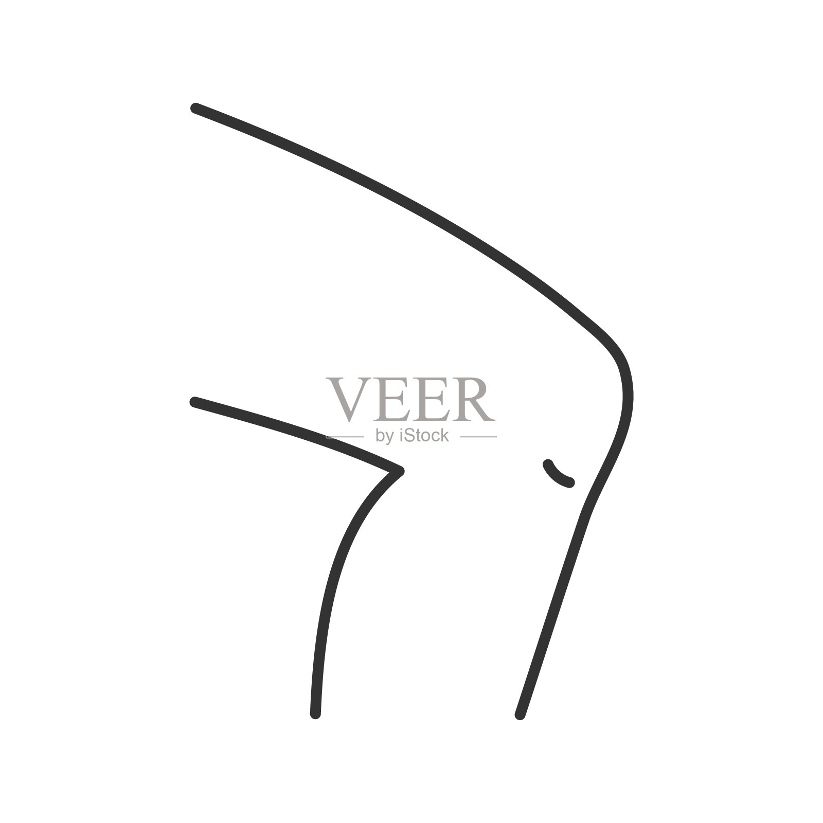 膝盖图标设计元素图片