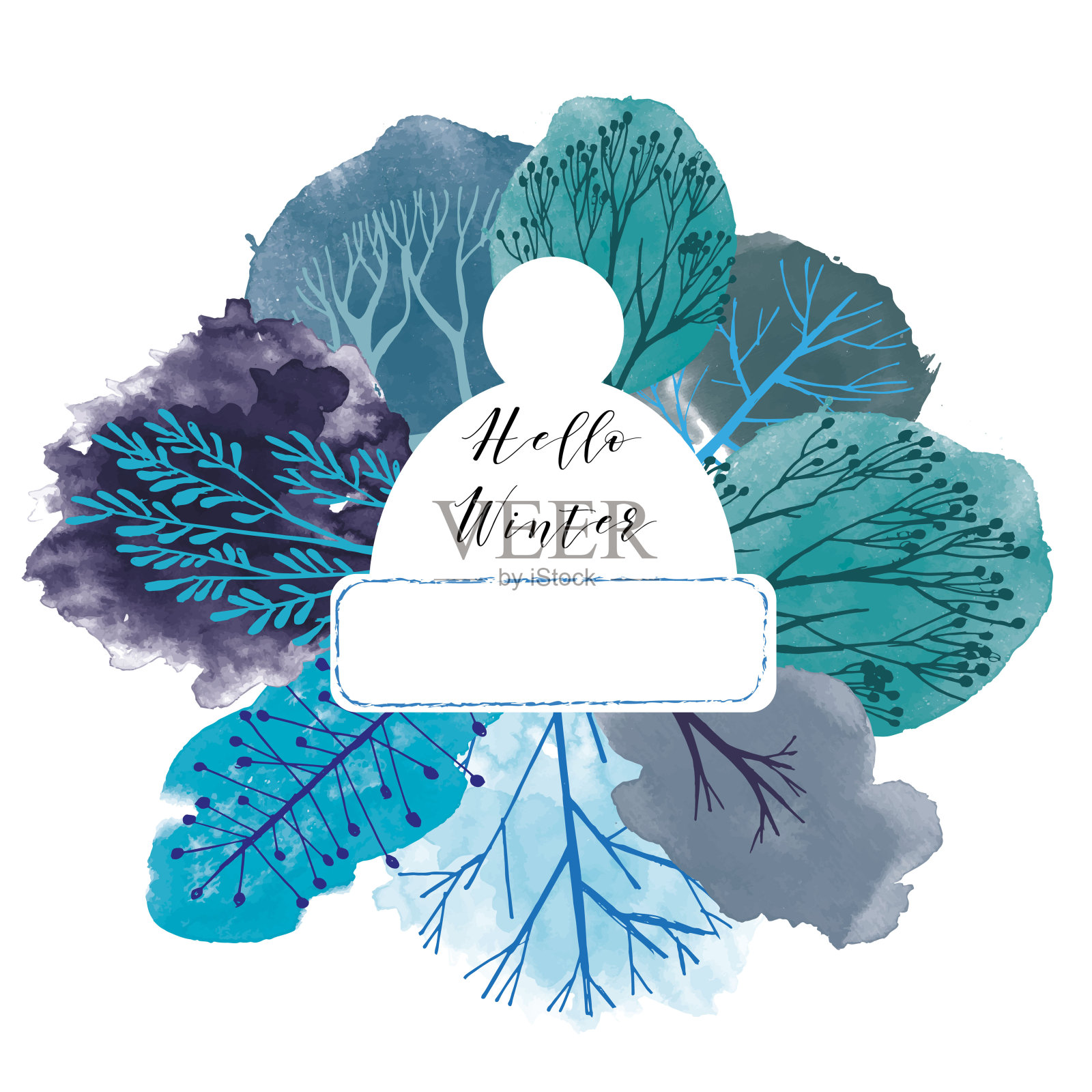 冬天插画图片素材